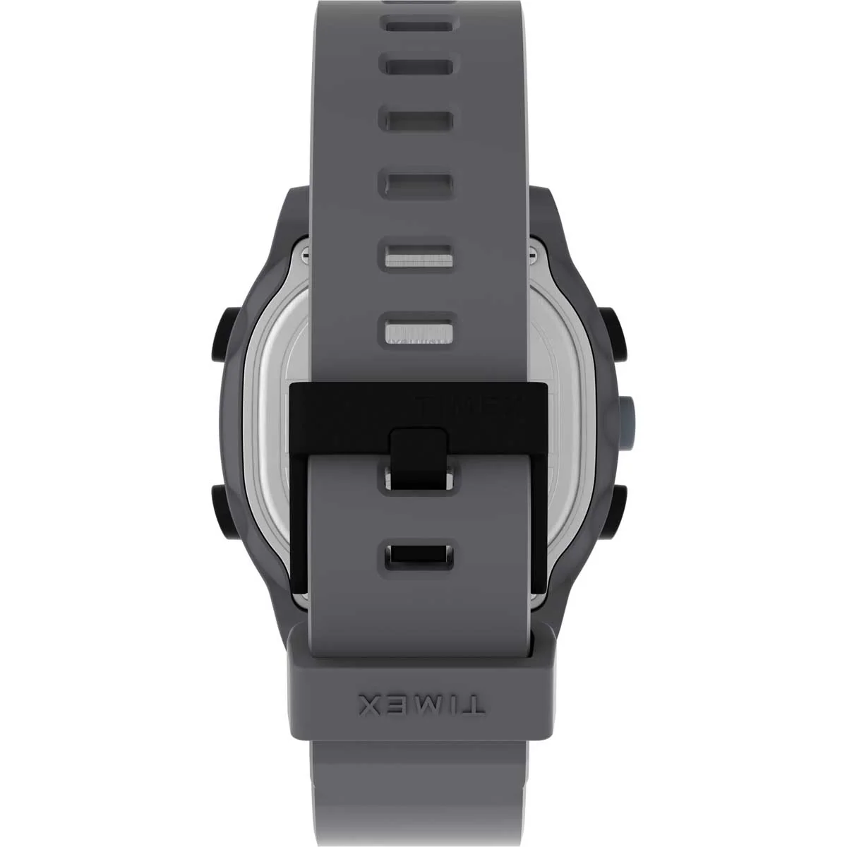 Timex Global Unisex Gray Dial  Case Soft-Silicone-Rubber-Strap Function Watch -TW5M35300 - Image 2