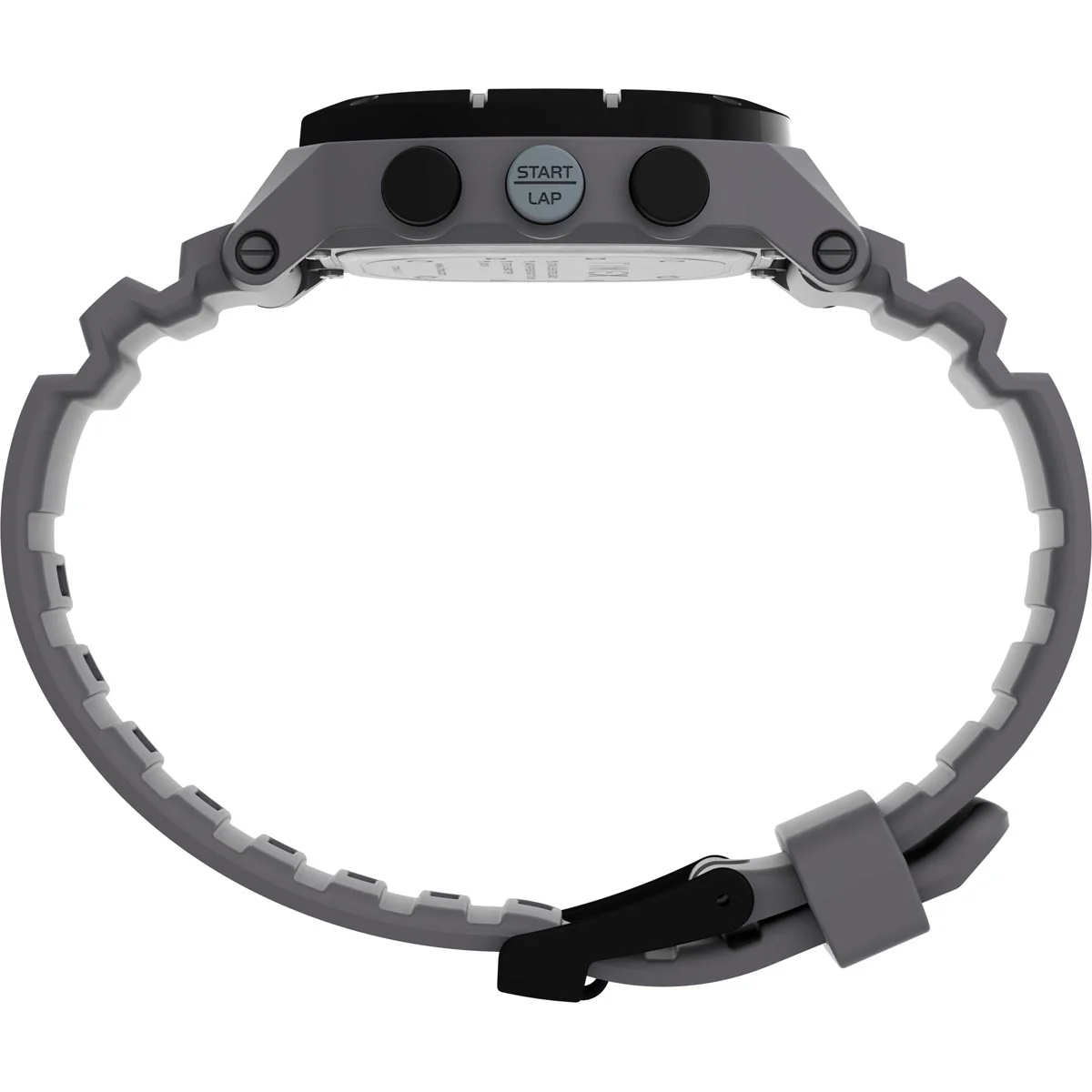 Timex Global Unisex Gray Dial  Case Soft-Silicone-Rubber-Strap Function Watch -TW5M35300 - Image 3