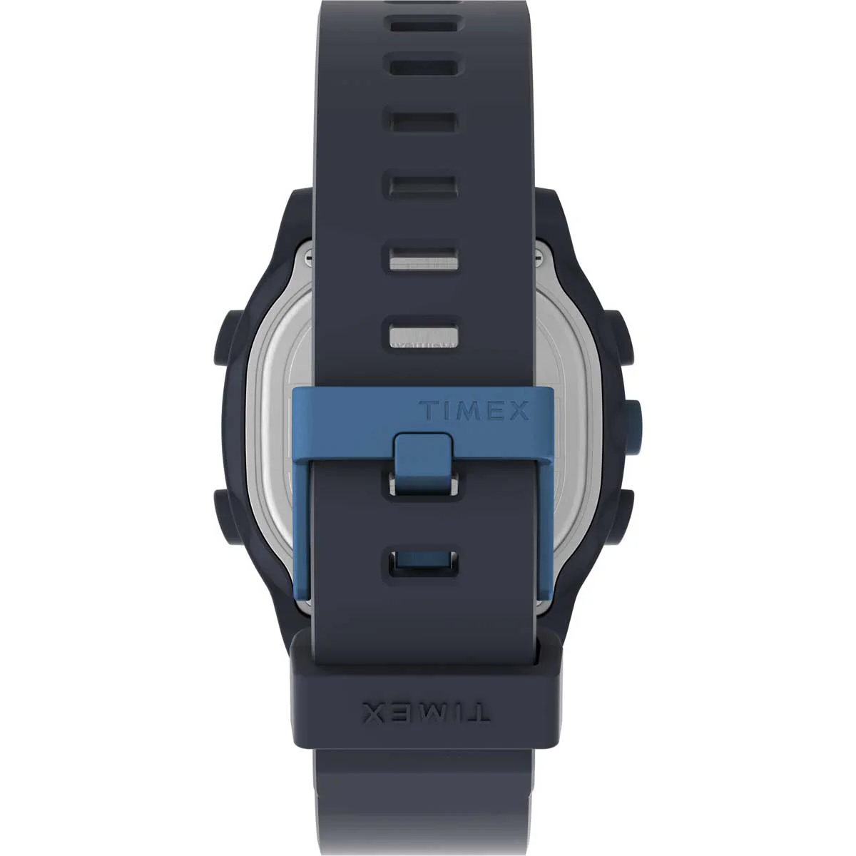 Timex Digital Unisex Digital Blue Dial  Case Soft-Silicone-Rubber-Strap Function Watch -TW5M35500 - Image 2