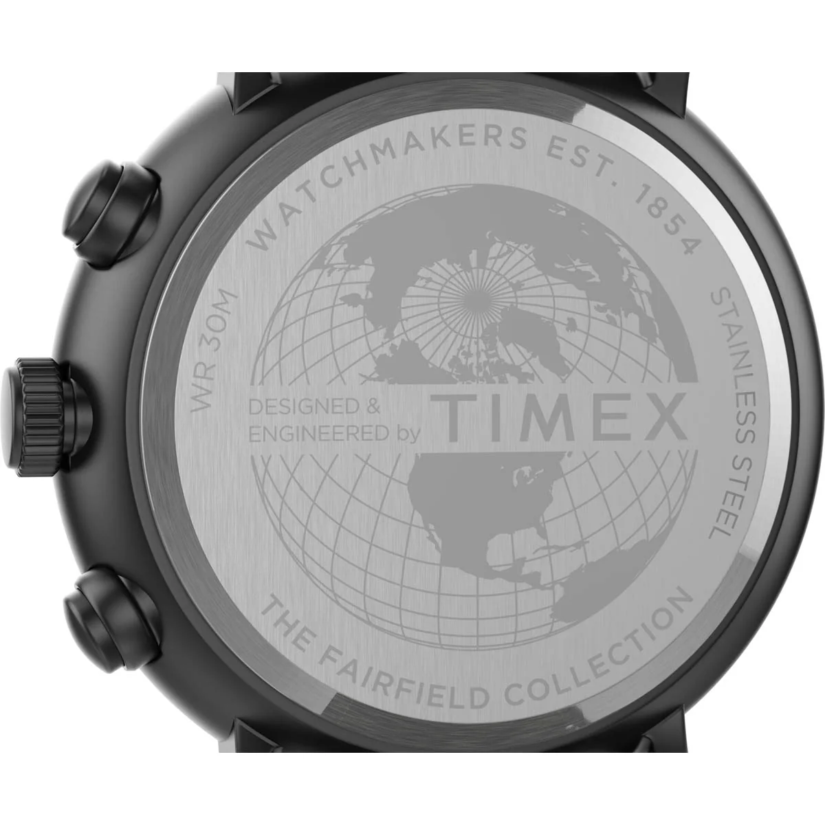 Timex Essential Collection Men's Quartz Analog Gunmetal Dial Round Case Leather-Strap Function Watch -TW2T67600 - Image 4