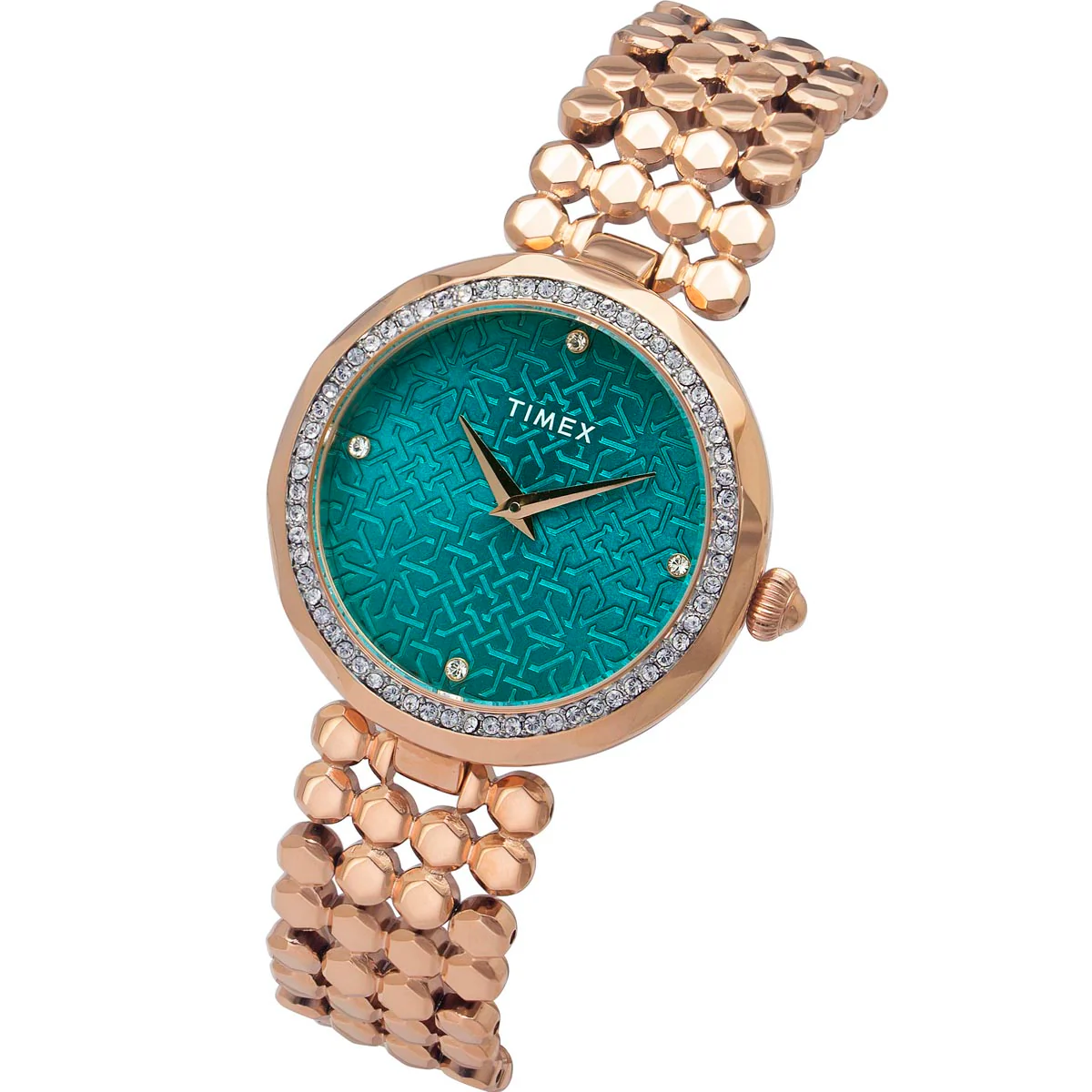 Timex Fria Women Green Round Analog Watch - TWEL13907 - Image 2