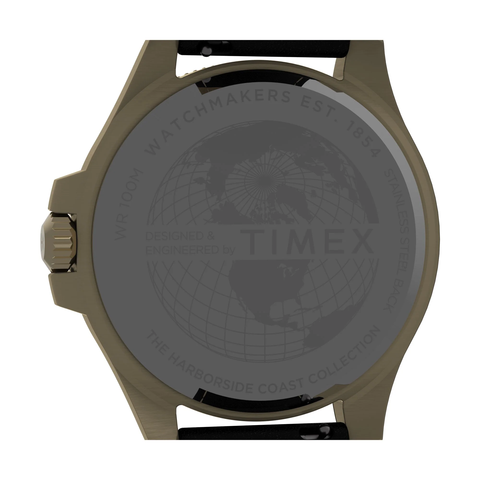 Harborside Coast 43mm Leather Strap Watch - Image 4