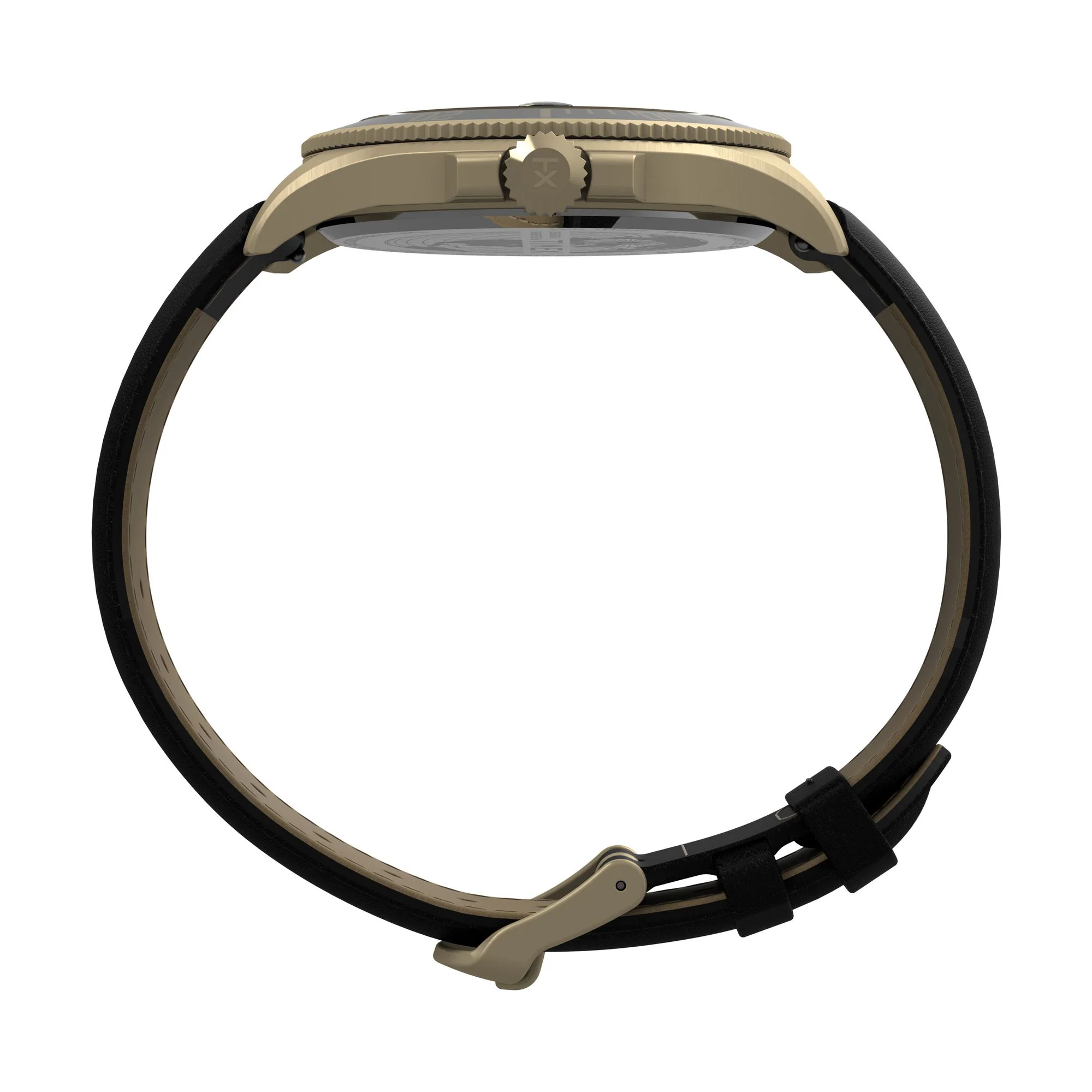 Harborside Coast 43mm Leather Strap Watch - Image 5