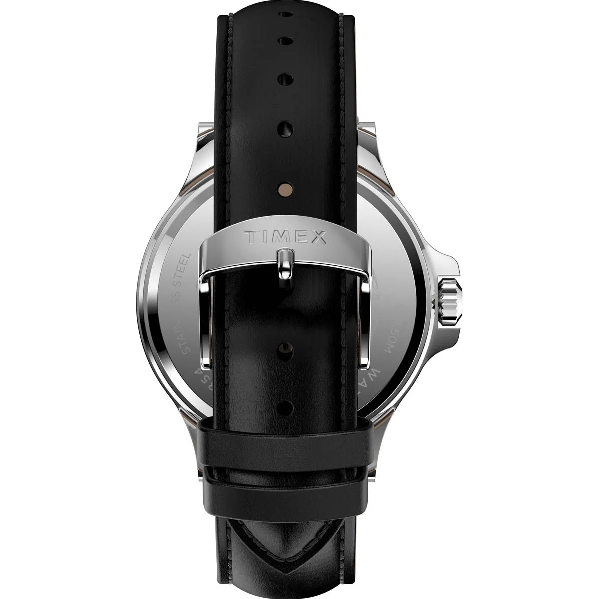 Timex 3 Hands Men's Analog Black Dial Coloured Quartz Watch, Round Dial with 43 mm Case width - TW2U12900UJ - Image 2