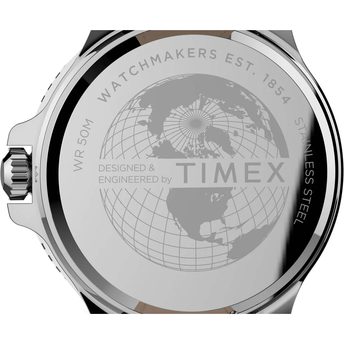 Timex 3 Hands Men's Analog Black Dial Coloured Quartz Watch, Round Dial with 43 mm Case width - TW2U12900UJ - Image 4