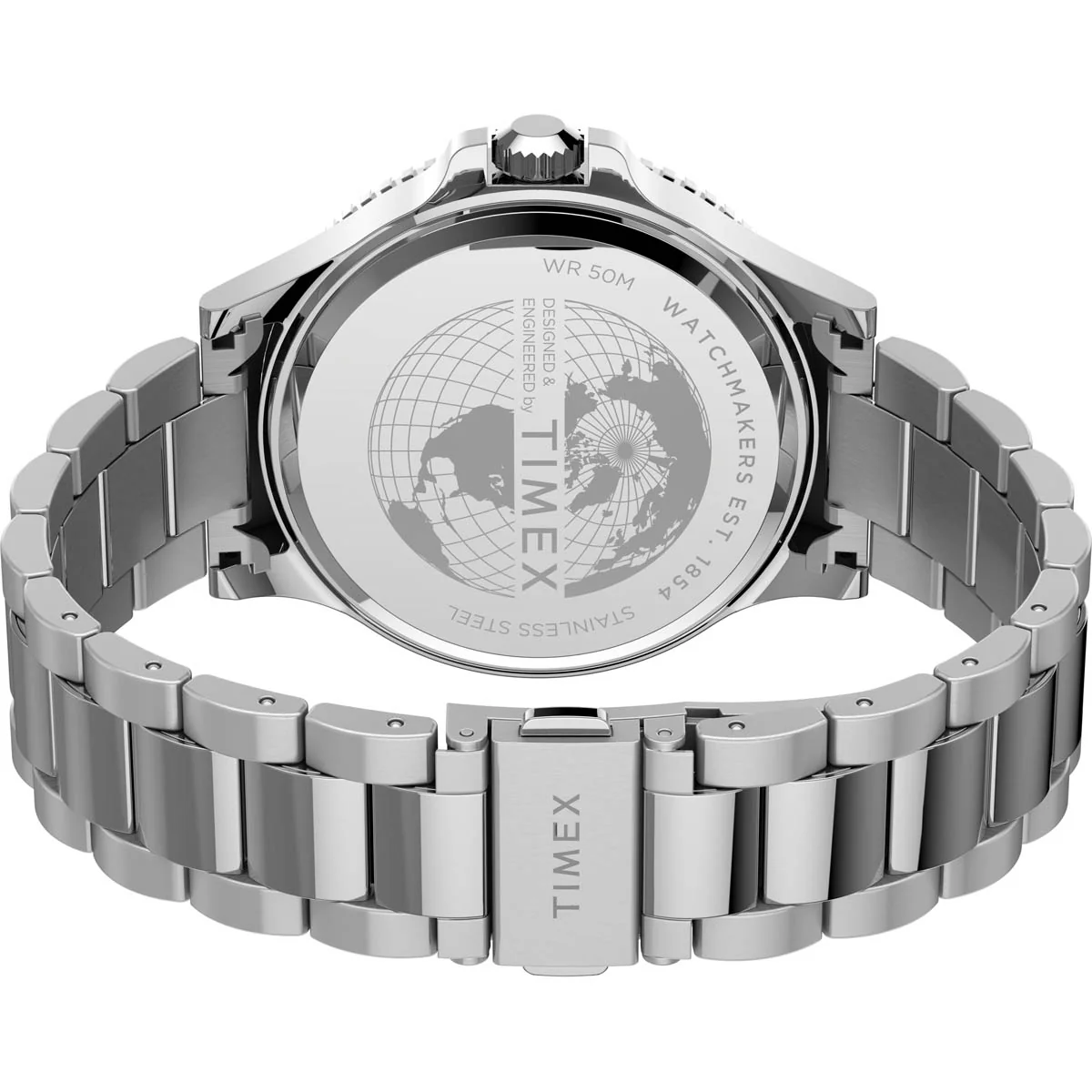 Timex City Collection Men's Quartz Analog Silver-Tone Dial Round Case  Watch -TW2U13100 - Image 3