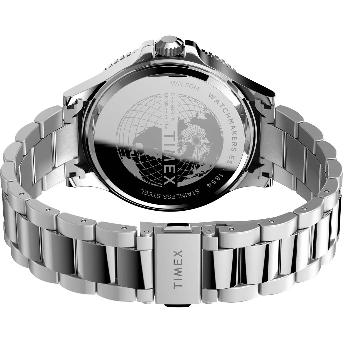 Timex City Collection Men's Quartz Analog Silver-Tone Dial Round Case  Watch -TW2U13200 - Image 3