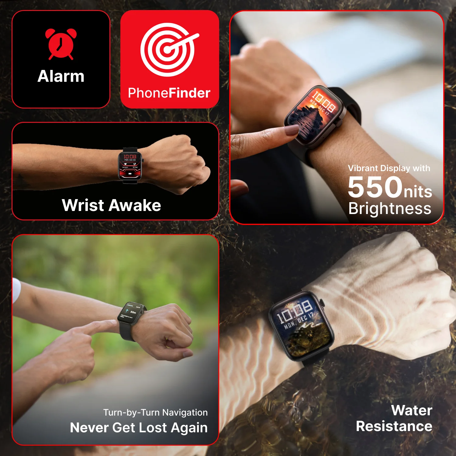 iConnect by Timex Navigator 1.83 inches (4.6cm) Display with Turn By Turn Navigation & BT Calling Smartwatch For Unisex - TWIXW900T - Image 10