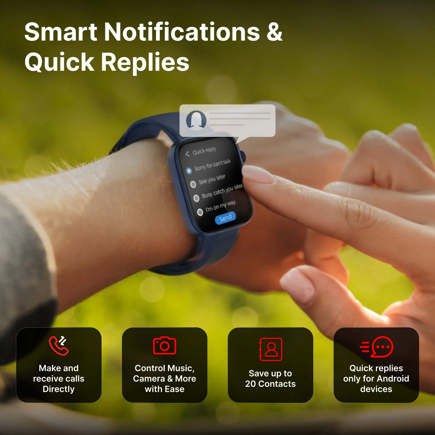 iConnect by Timex Navigator 1.83 inches (4.6cm) Display with Turn By Turn Navigation & BT Calling Smartwatch For Unisex - TWIXW902T - Image 2