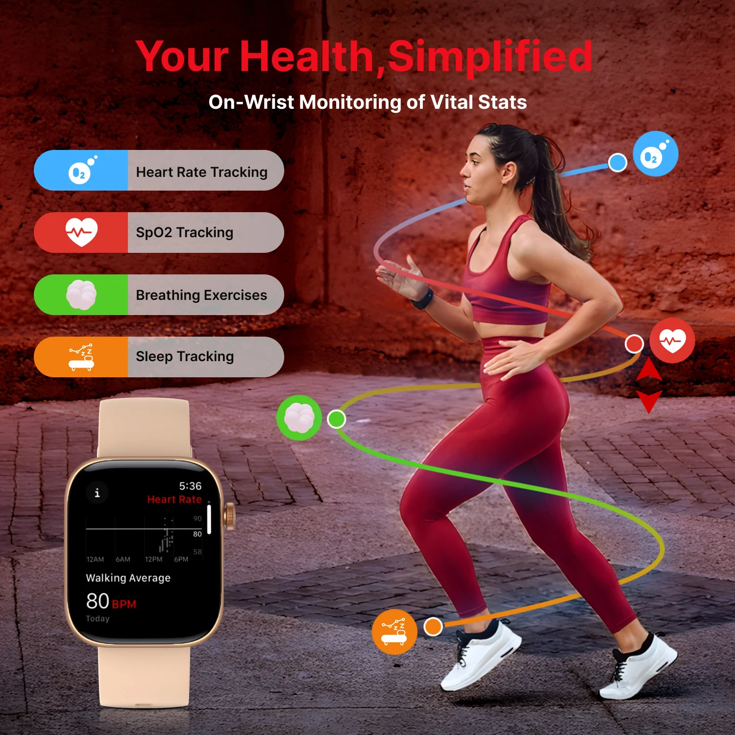 iConnect by Timex Navigator 1.83 inches (4.6cm) Display with Turn By Turn Navigation & BT Calling Smartwatch For Unisex - TWIXW903T - Image 11