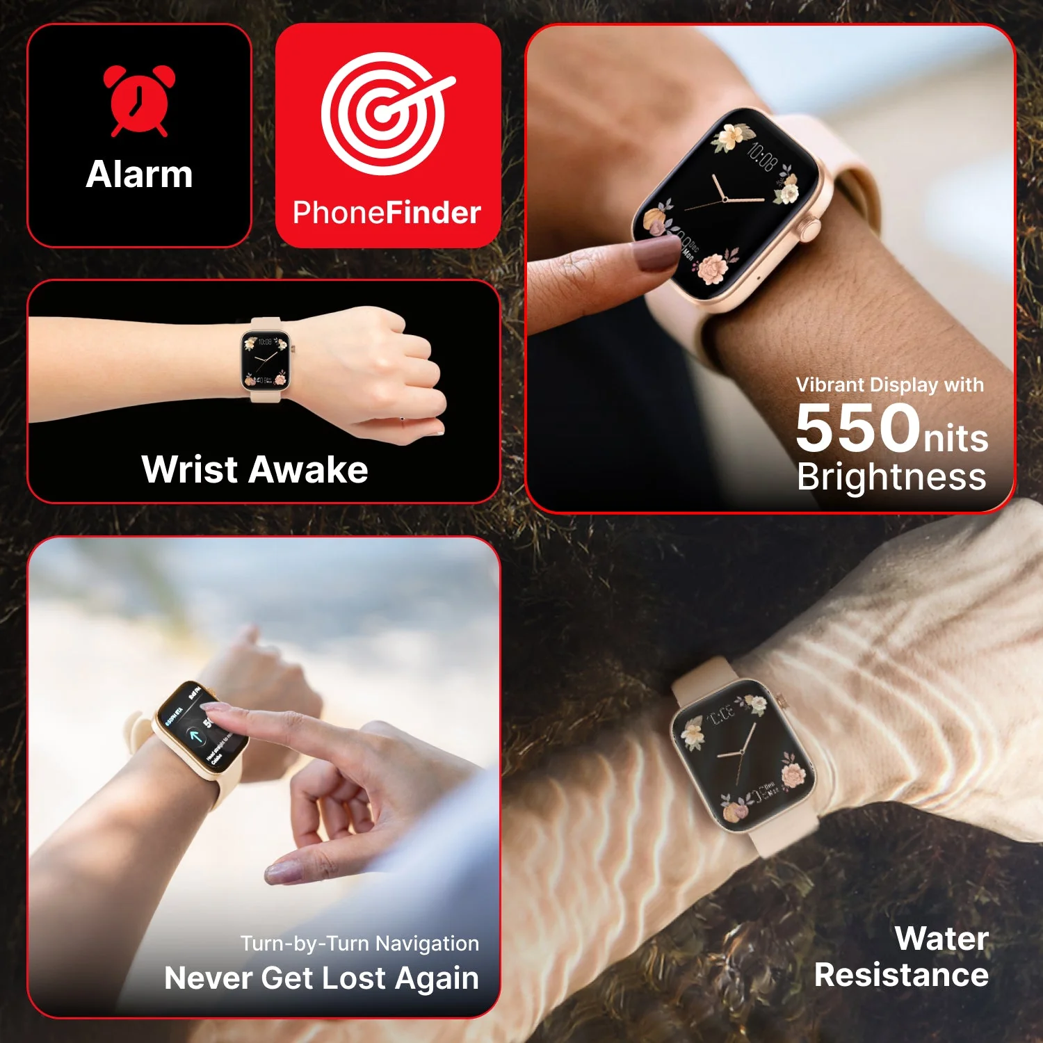 iConnect by Timex Navigator 1.83 inches (4.6cm) Display with Turn By Turn Navigation & BT Calling Smartwatch For Unisex - TWIXW903T - Image 3