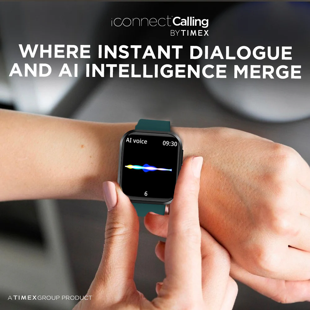 Timex iConnect Calling Smartwatch|1.83 inches (4.64 cm) TFT Display with 240x284 Pixel Resolution|Single Sync Bluetooth Calling|AI Voice Assist|100 Sports Modes|200 Watchfaces|Upto 7 Days Battery (Normal Usage) - TWIXW203T - Image 6