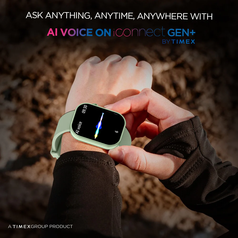 Timex iConnect Gen Smartwatch|2.01(5.10 cm) TFT Display with 240x296 Pixel Resolution|Rotational Crown|Single Sync Bluetooth Calling|AI Voice Assist|100 Sports Modes|200 Watchfaces|Upto 7 Days Battery(Normal Usage) - TWIXW303T - Image 6