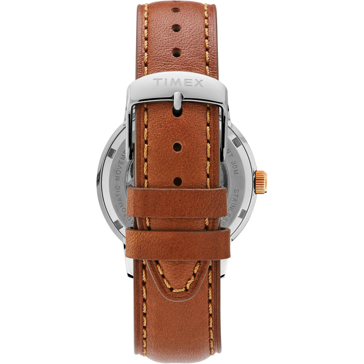 Timex Heritage Collection Men's Mechanical Automatic Wind Stainless Steel Dial Round Case Automatic Function Watch -TW2U11800 - Image 3