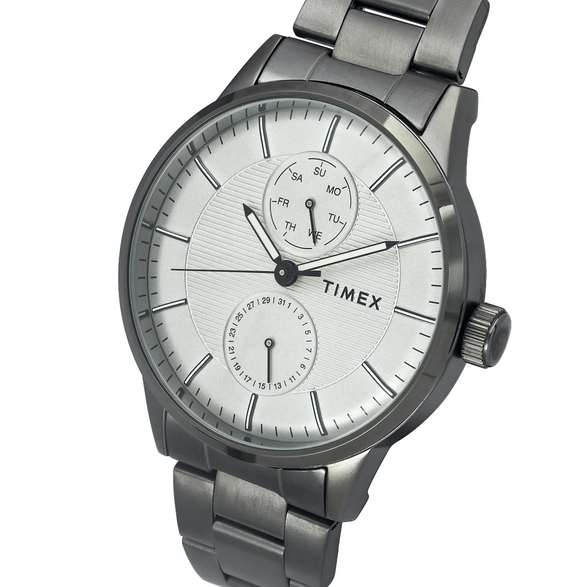 Timex Fashion Men's Grey Dial Round Case Multifunction Function Watch -TWEG19904 - Image 2