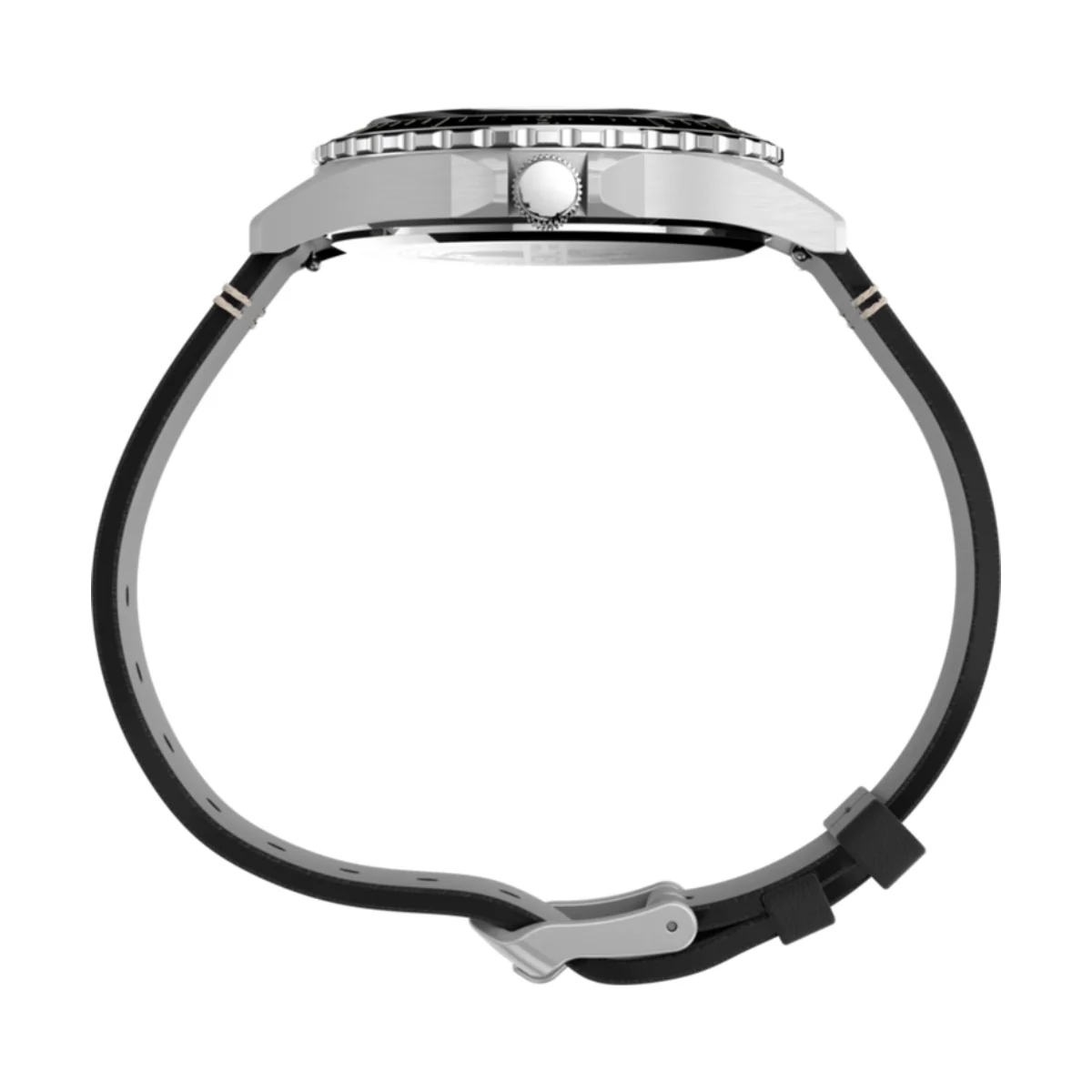 Navi XL 41mm Leather Strap Watch - Image 2