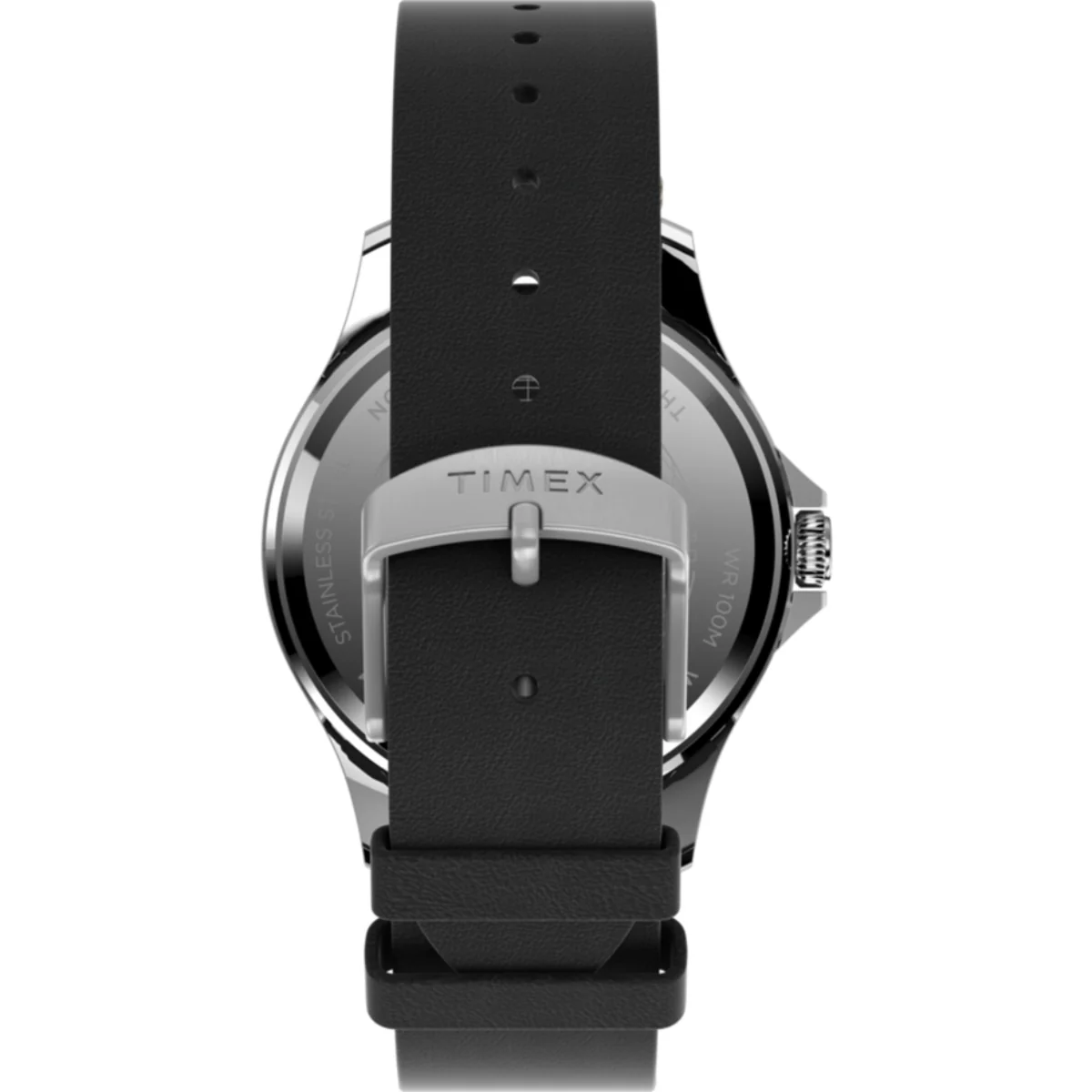 Navi XL 41mm Leather Strap Watch - Image 3