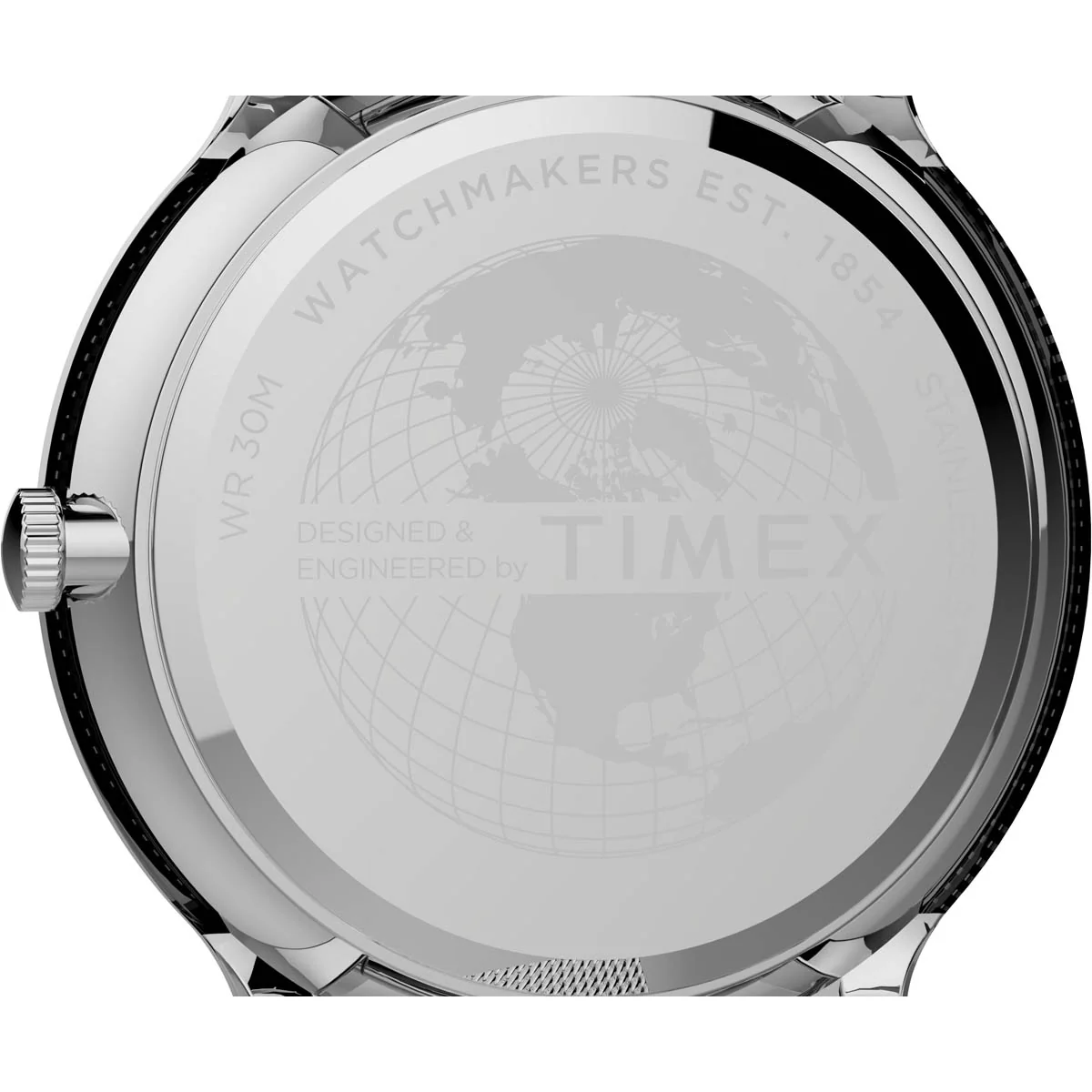 Timex Essential Collection Men's Quartz Analog Silver-Tone Dial Round Case Stainless-Steel-Mesh-Bracelet Function Watch -TW2T95400 - Image 4