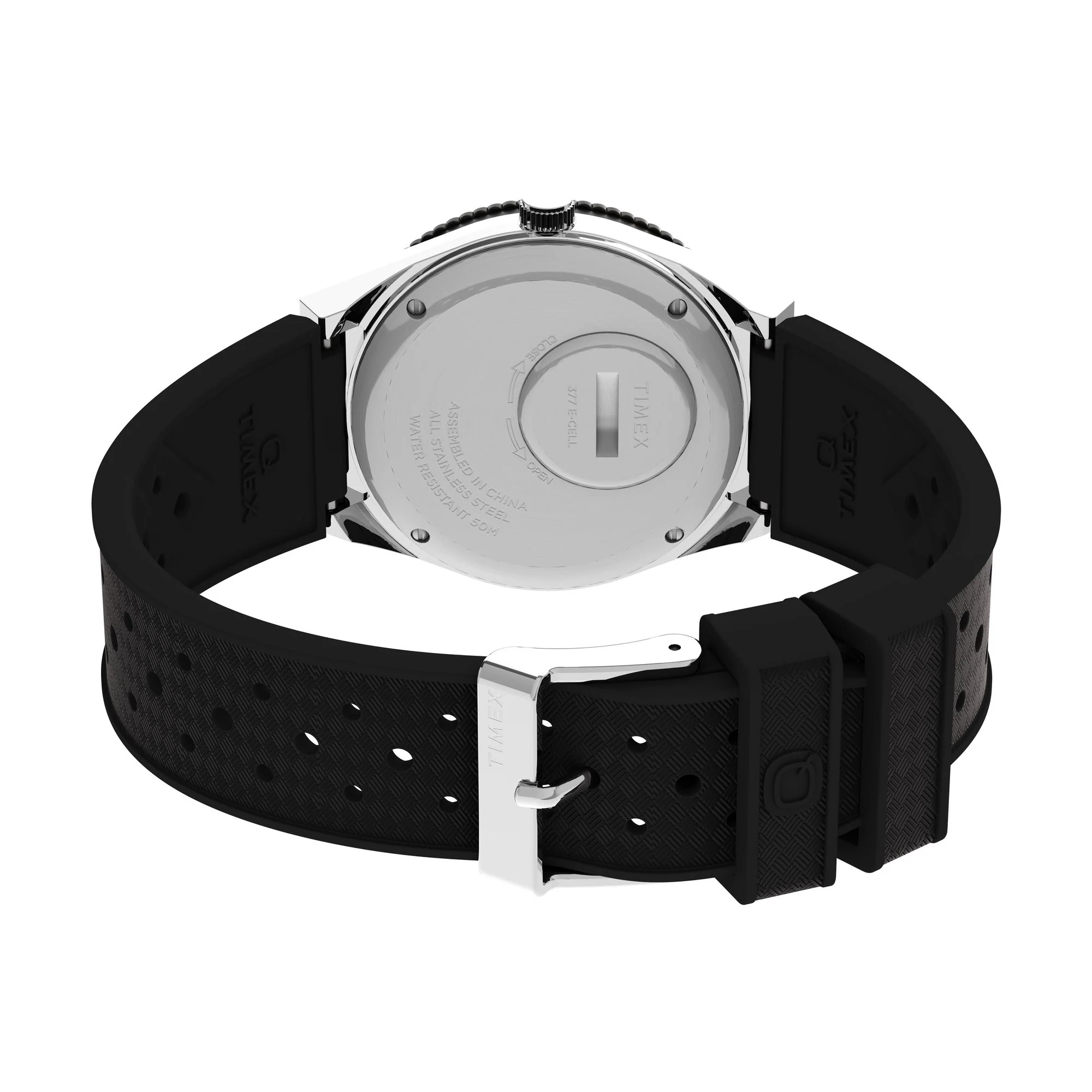 Q Timex Black Round Dial Analog Men's Watch - TW2V32000U9 - Image 5