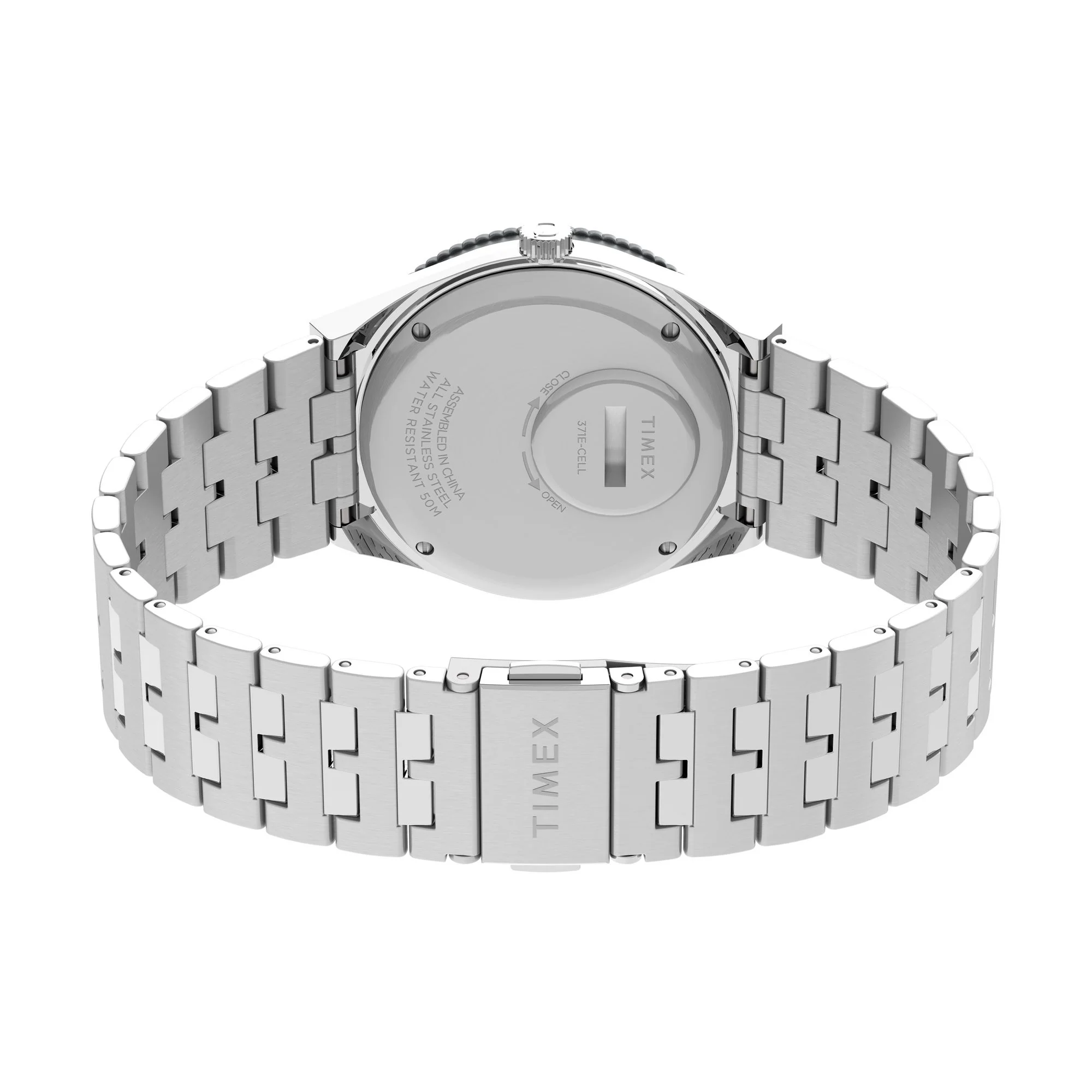 Q Timex Black Round Dial Analog Men's Watch - TW2V38000UJ - Image 5