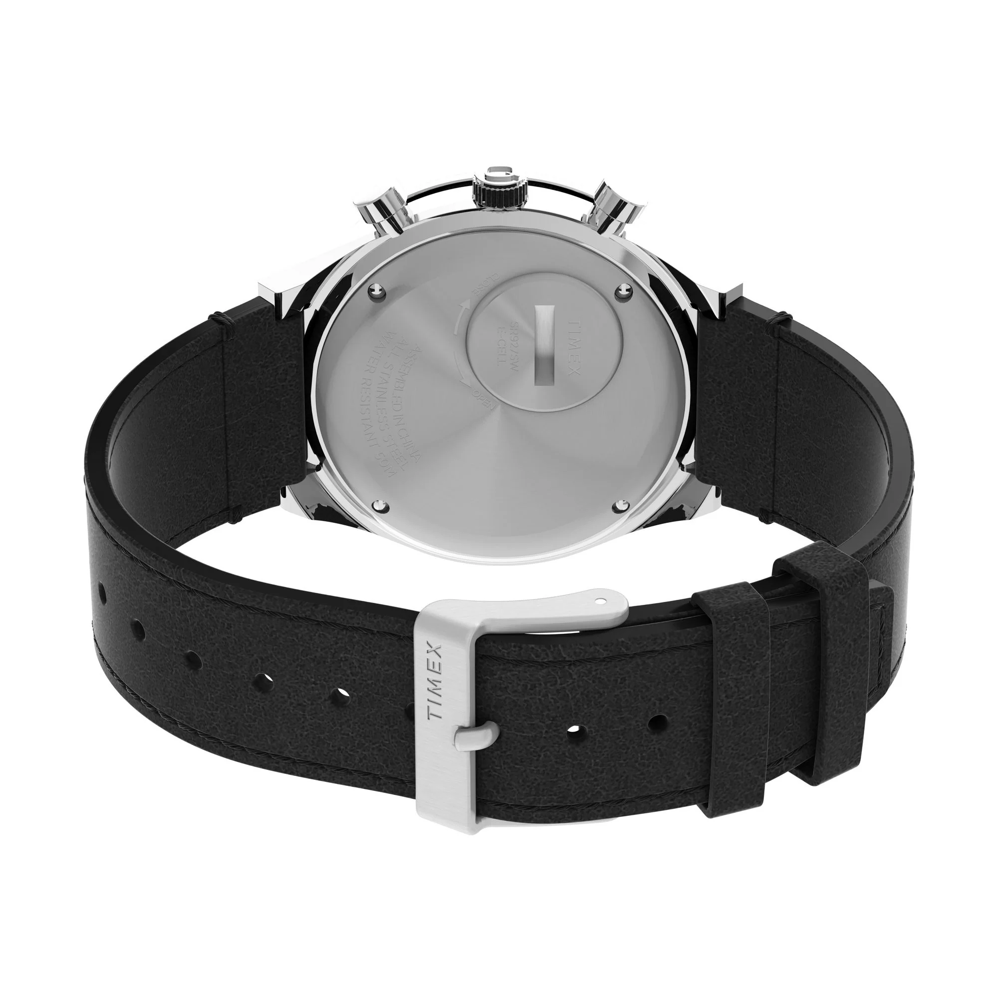 Q Timex Black Round Dial Analog Men's Watch - TW2V42700U9 - Image 5