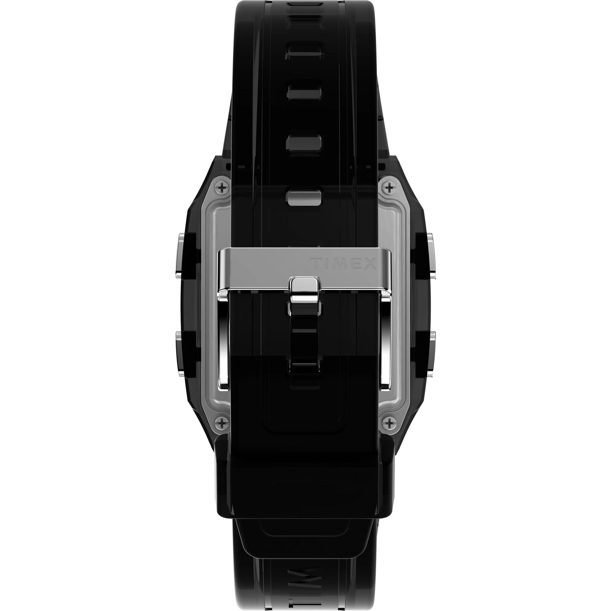 Q Timex Grey Rectangle Dial Digital Unisex Watch - TW2W45000UJ - Image 3