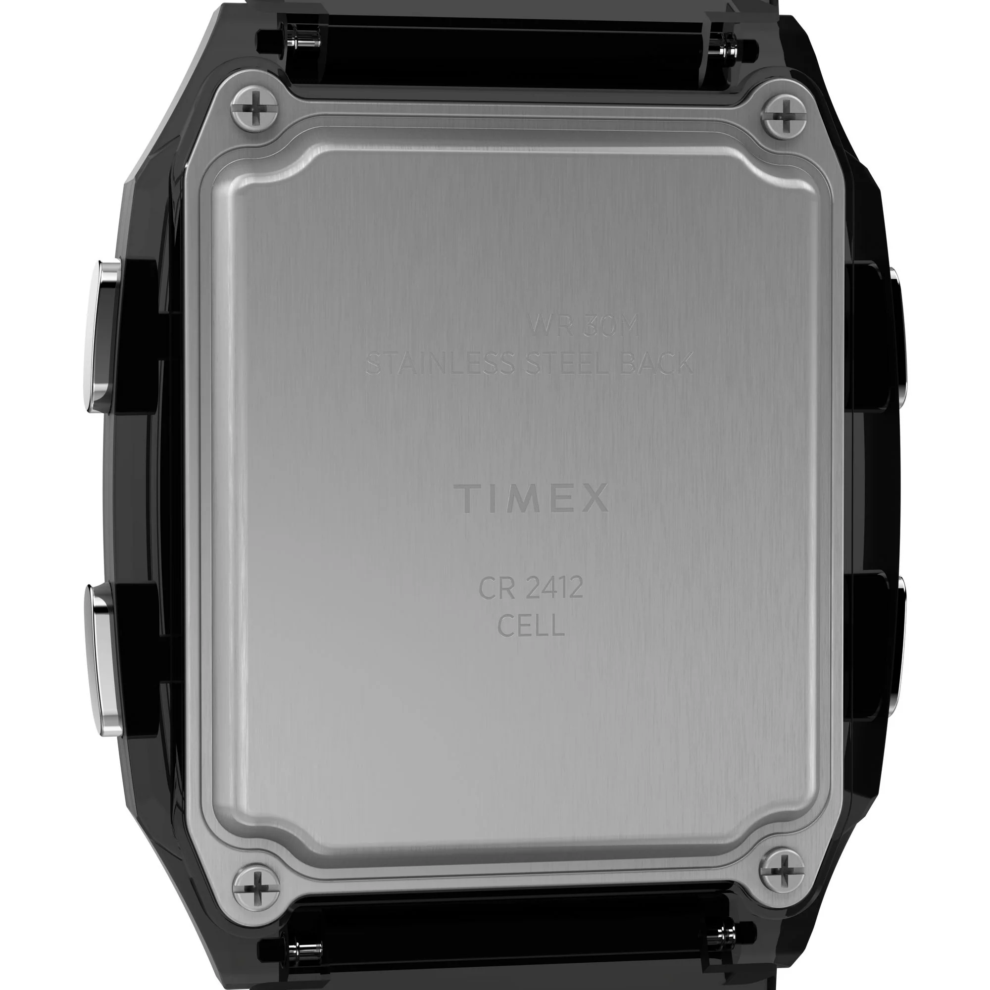 Q Timex Grey Rectangle Dial Digital Unisex Watch - TW2W45000UJ - Image 4