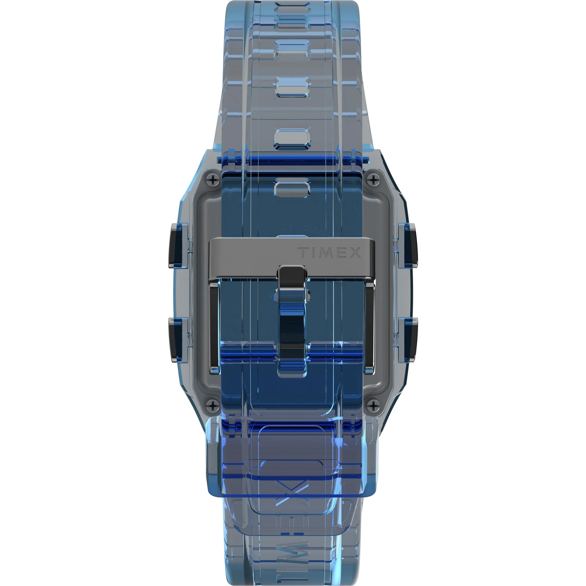 Q Timex Grey Rectangle Dial Digital Unisex Watch - TW2W45100UJ - Image 3