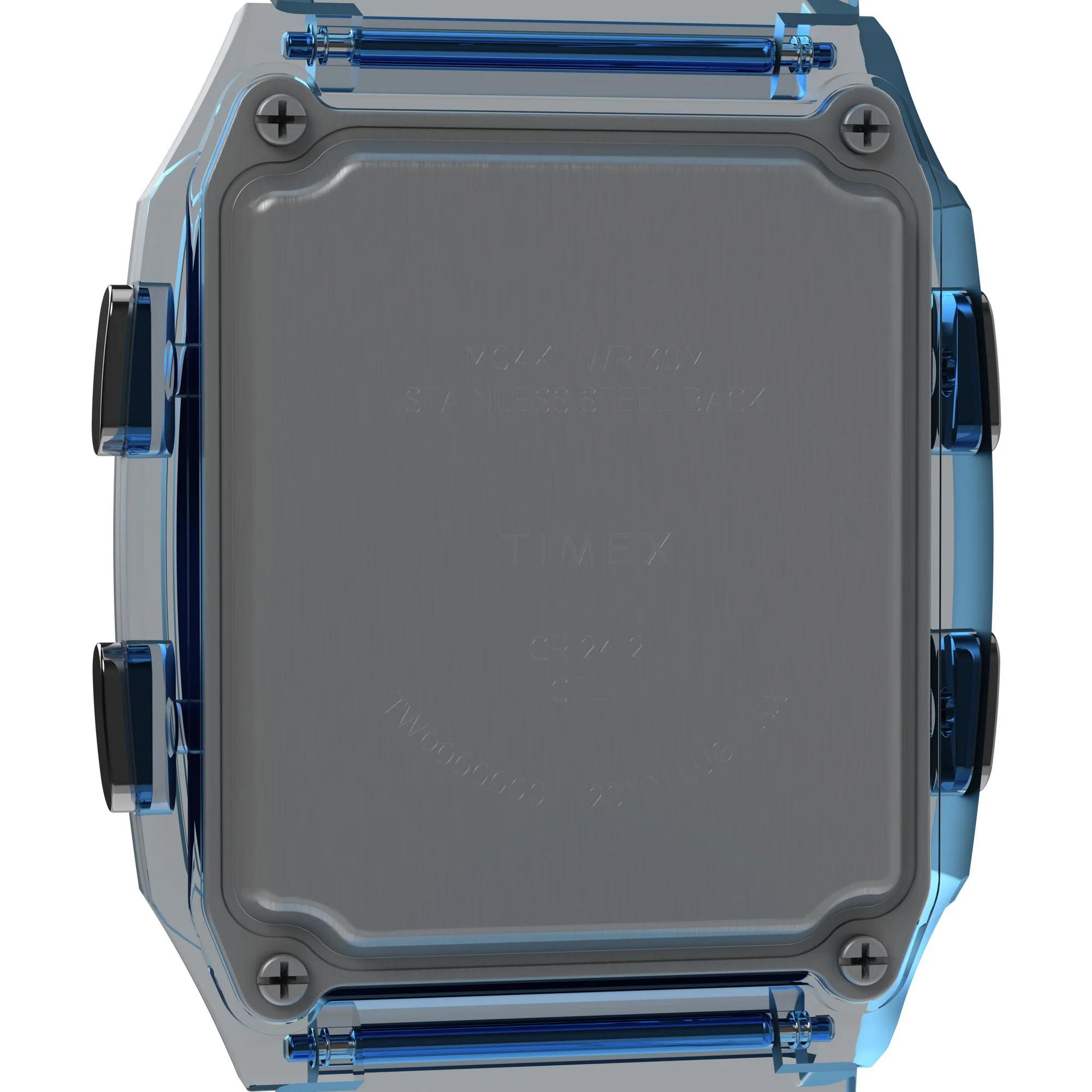 Q Timex Grey Rectangle Dial Digital Unisex Watch - TW2W45100UJ - Image 4