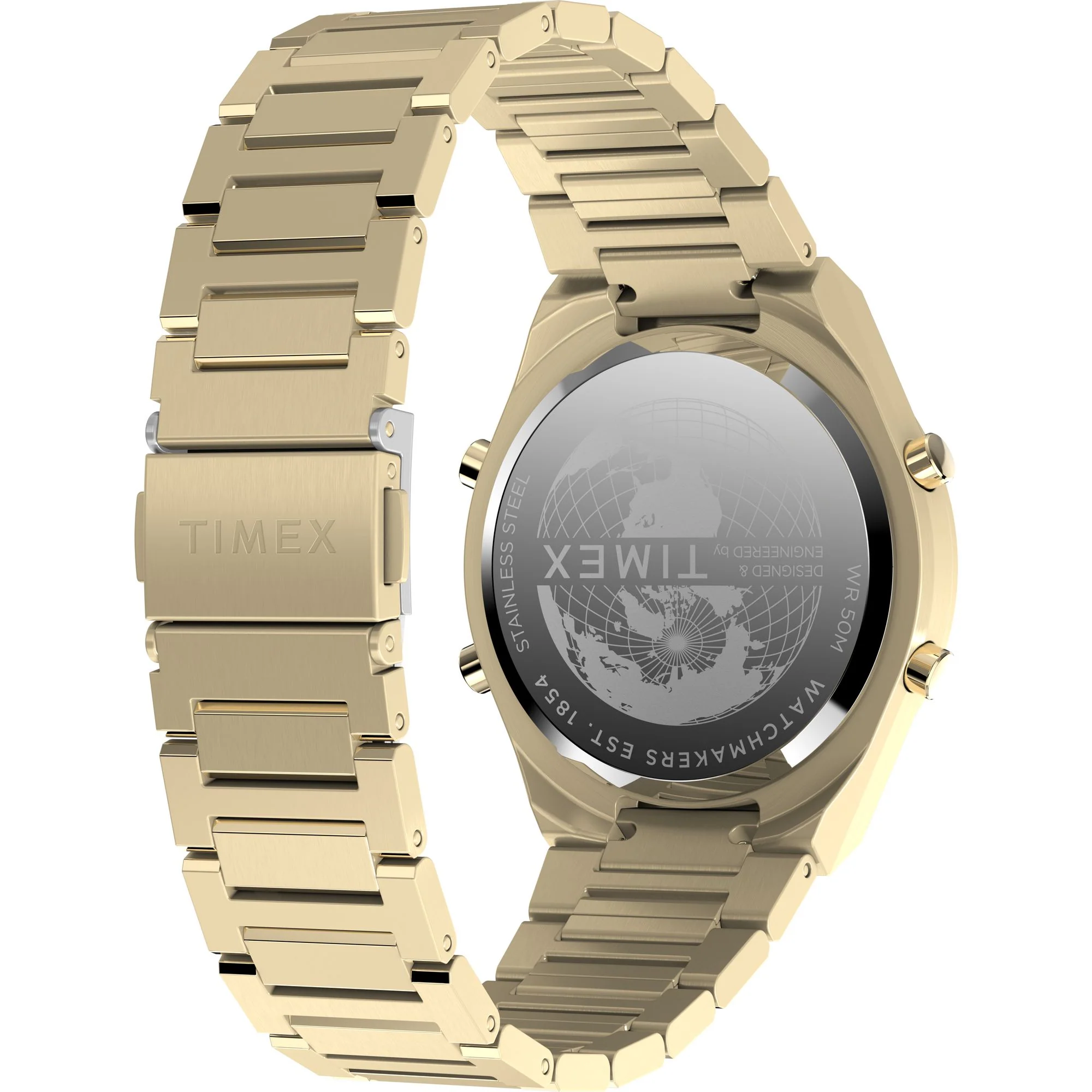 Q Timex Grey Round Dial Digital Men's Watch - TW2Y09700UJ - Image 5