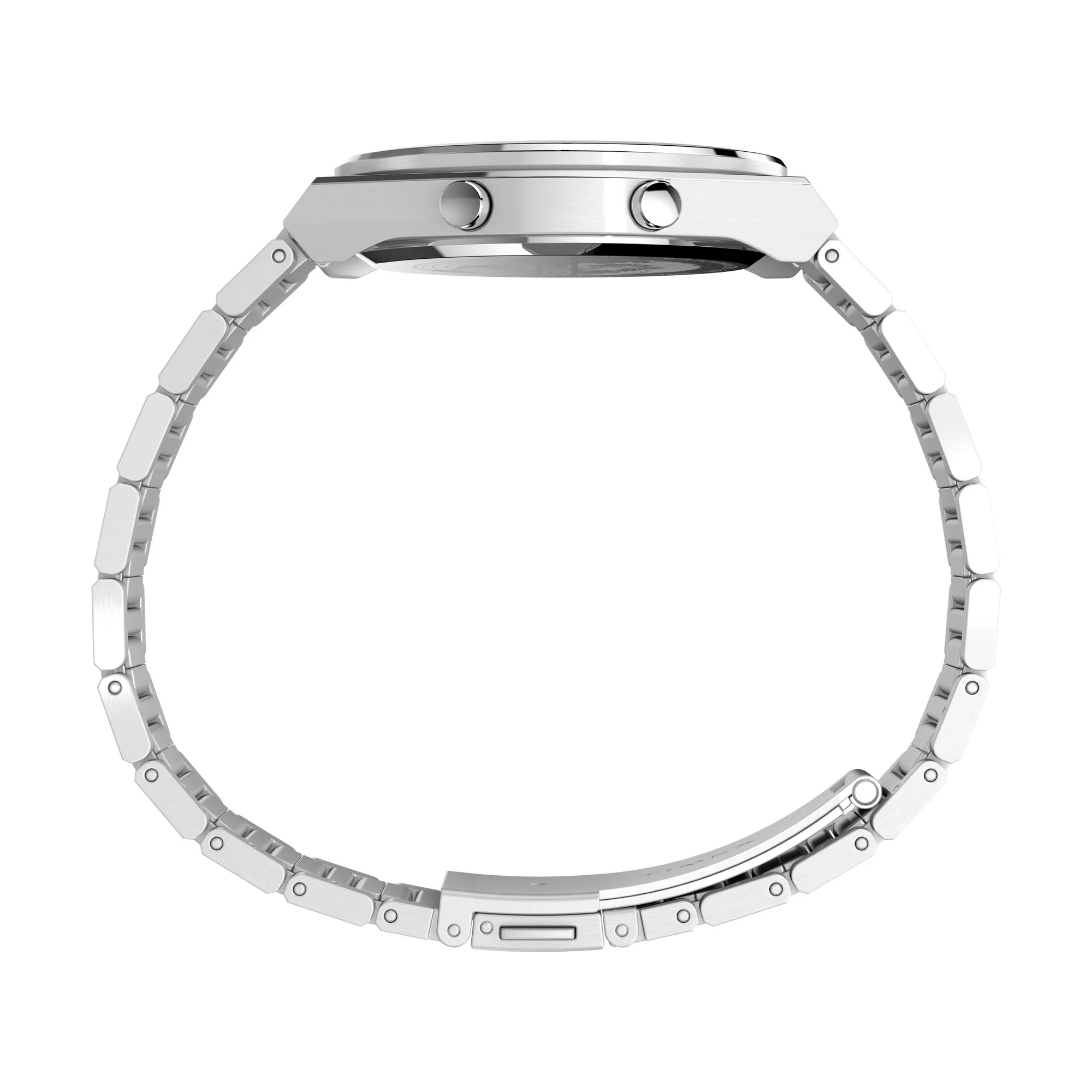 Q Timex Grey Round Dial Digital Men's Watch - TW2Y09800UJ - Image 2