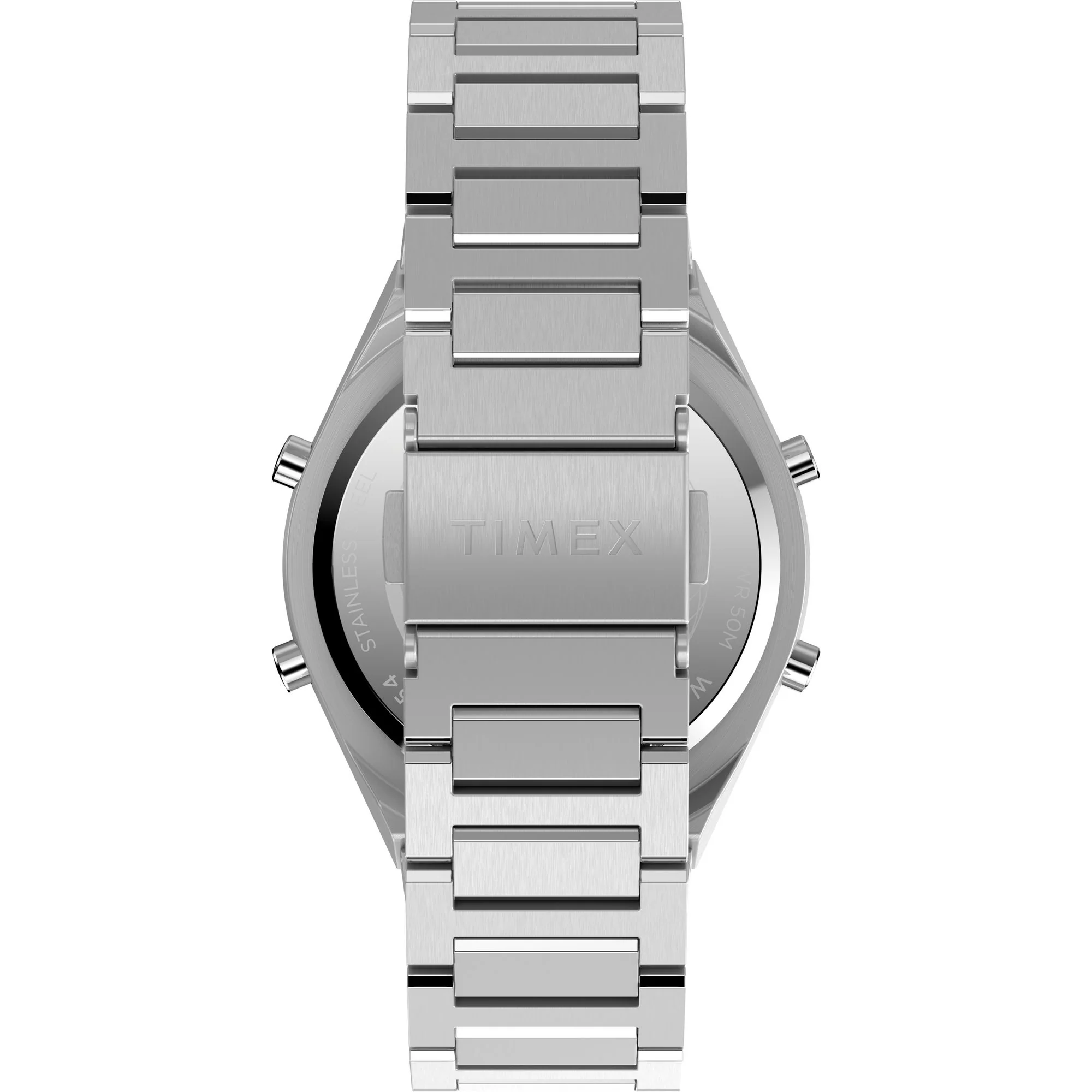 Q Timex Grey Round Dial Digital Men's Watch - TW2Y09800UJ - Image 3