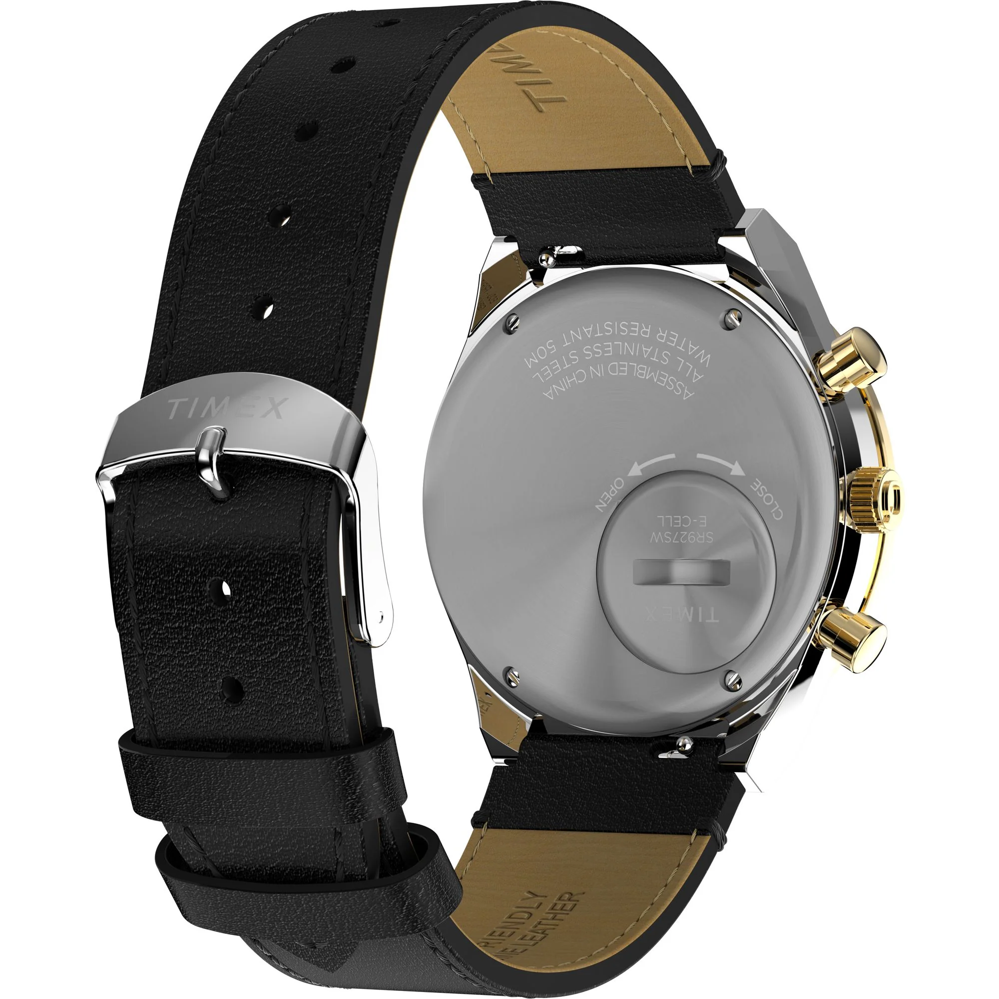 Q TIMEX Men Black Round Dial Analog Watch - TW2W64300UJ - Image 5