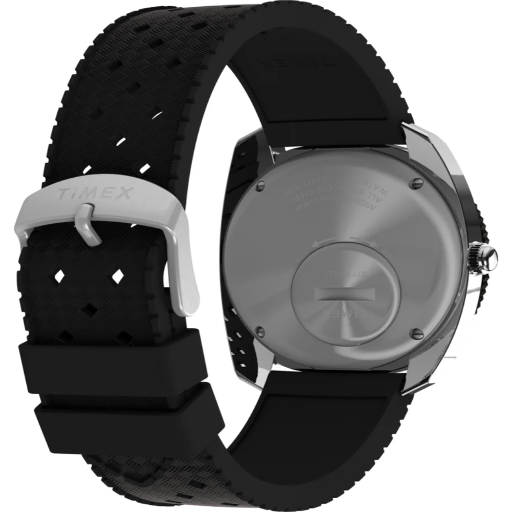 Q Timex Reissue 1971 Velocity 36mm Synthetic Rubber Strap Watch - Image 6