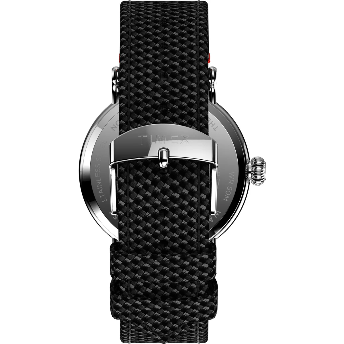 Timex Special Projects Men's Quartz Analog Silver-Tone Dial Round Case Quick-Release-Fabric-Strap Function Watch -TW2V26000 - Image 2