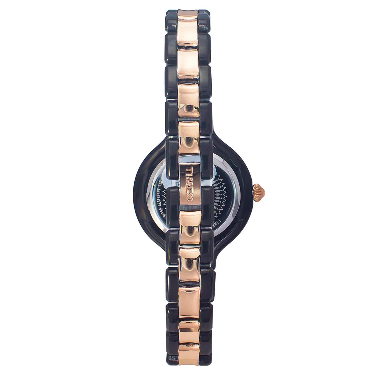 Timex Fria Women's Black Dial Round Case 2 Hands Function Watch -TWEL14010 - Image 4