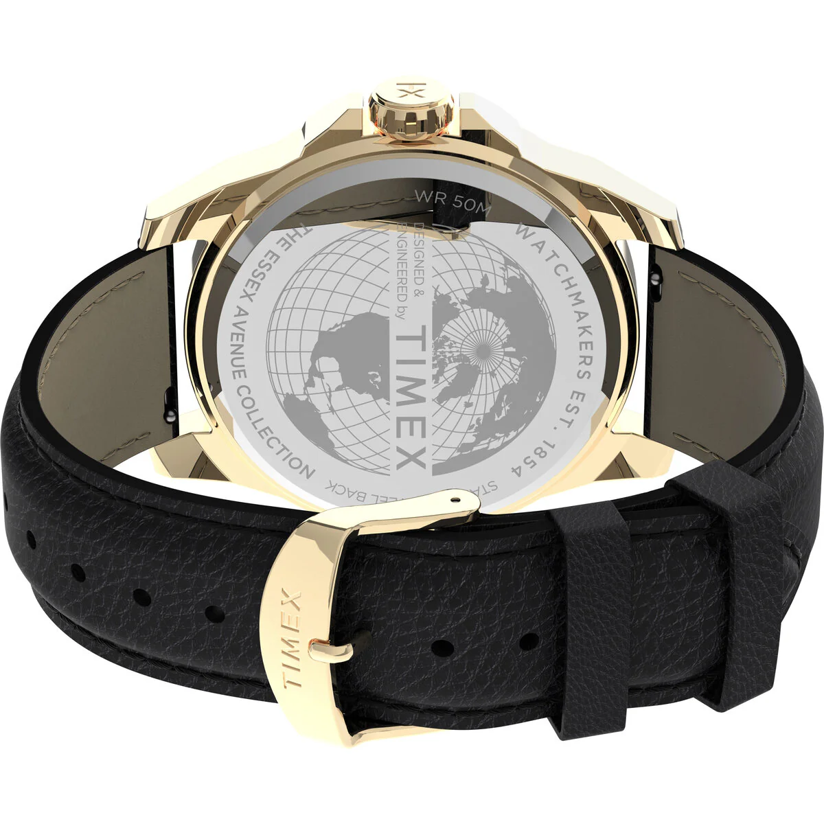 Timex Essex Octagonal 44mm Black Dial Analog Men Watch - TW2U84400UJ - Image 5