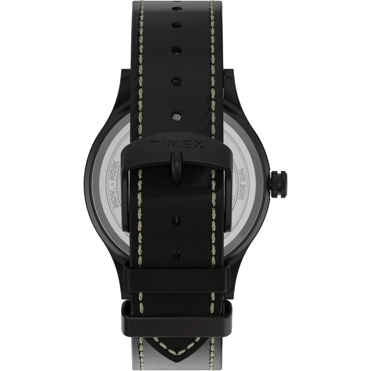 Timex 3 Hands Men's Analog Black Dial Coloured Quartz Watch, Round Dial with 40 mm Case width - TW4B18500JQ - Image 3
