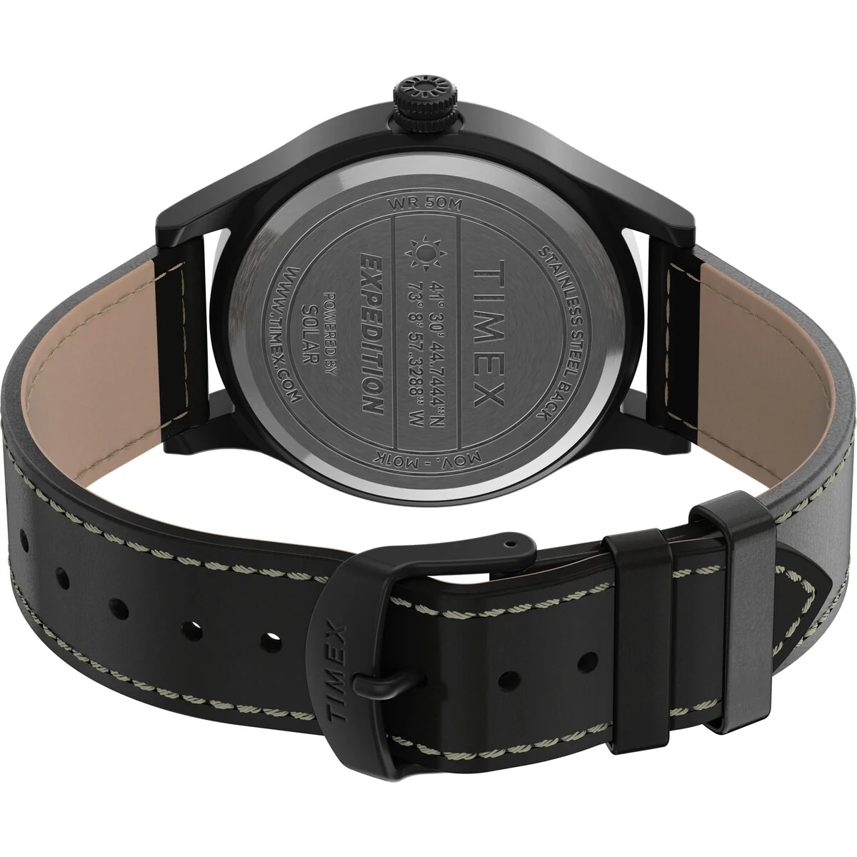Timex 3 Hands Men's Analog Black Dial Coloured Quartz Watch, Round Dial with 40 mm Case width - TW4B18500JQ - Image 4