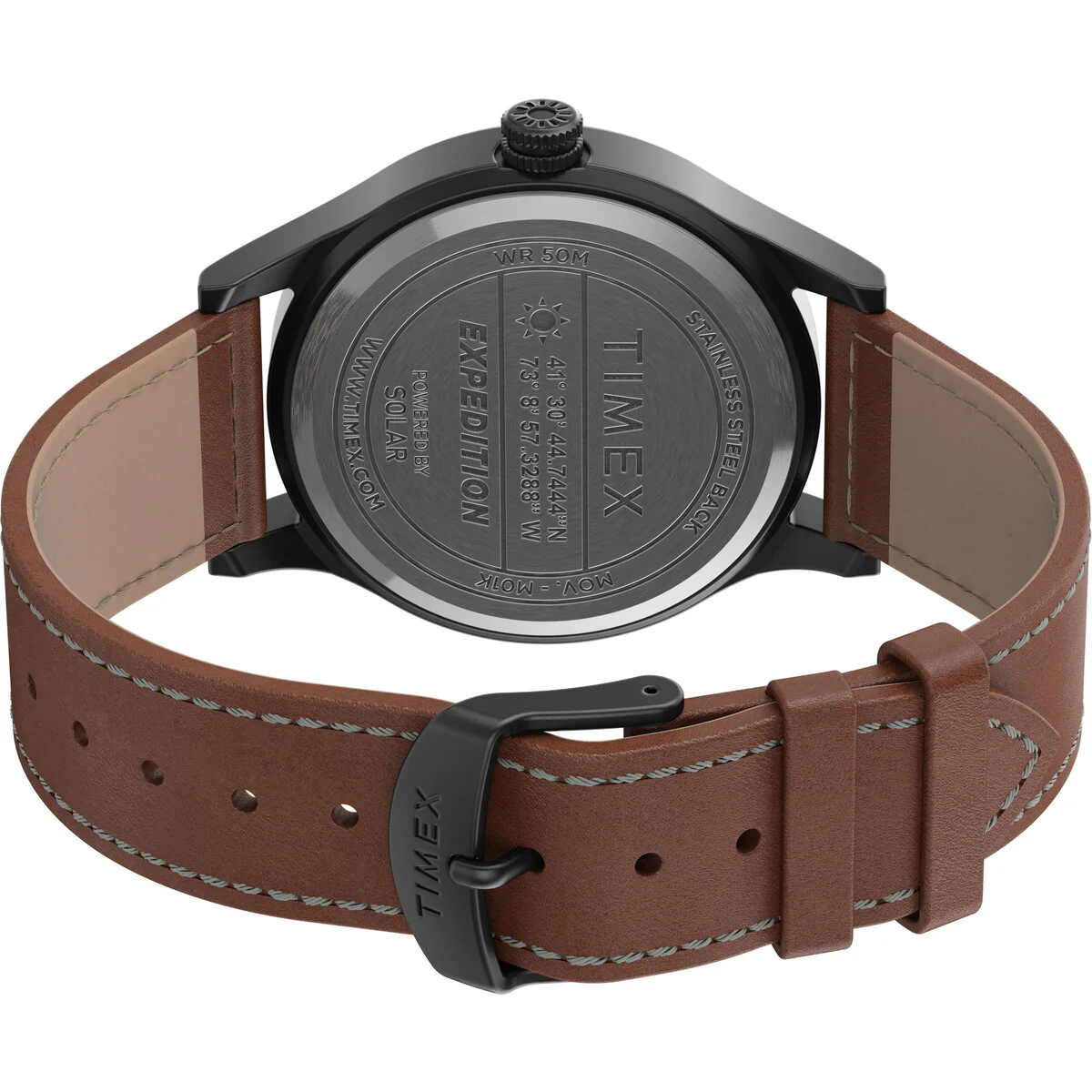 Timex 3 Hands Men's Analog Grey Dial Coloured Quartz Watch, Round Dial with 40 mm Case width - TW4B18400JQ - Image 4