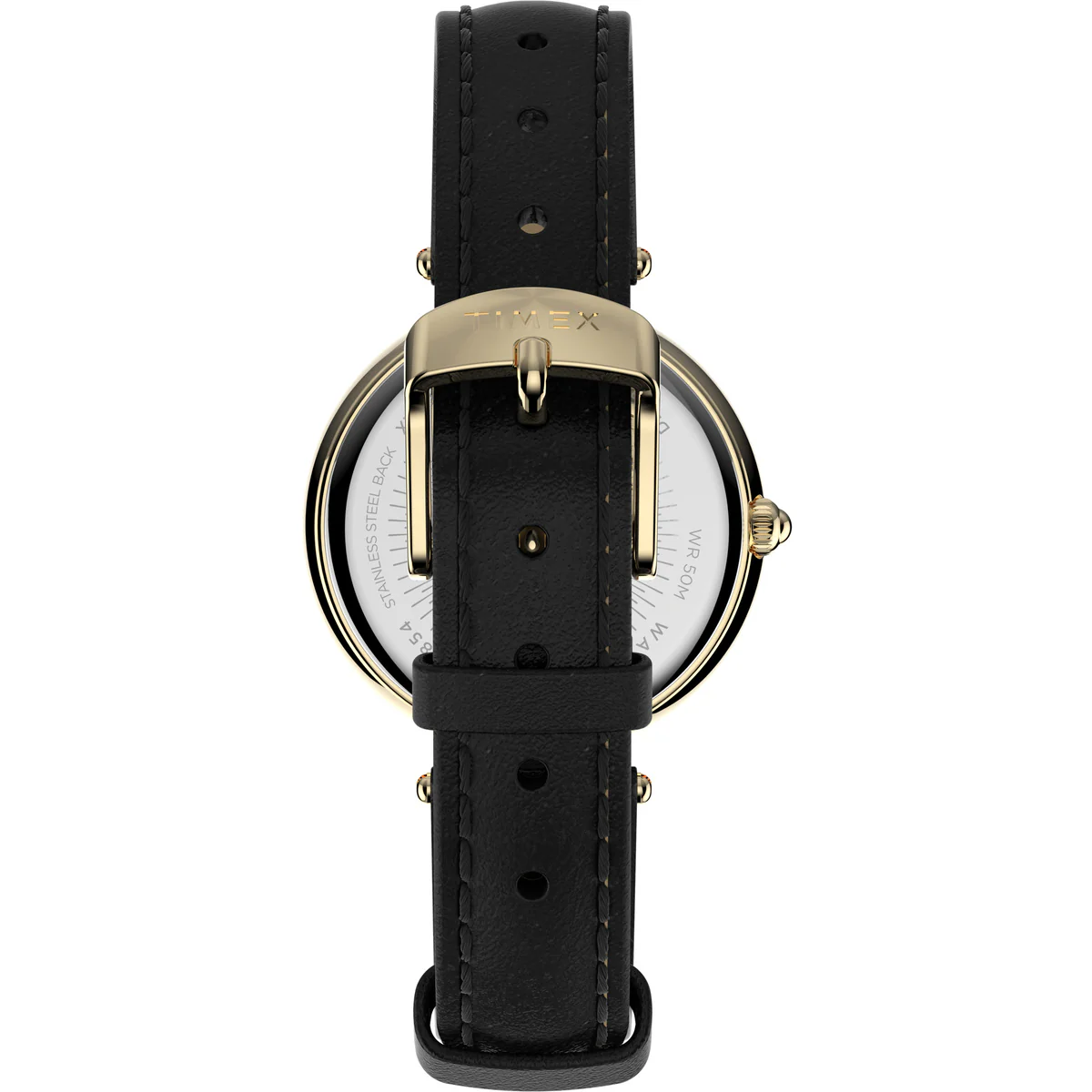 Timex 3 Hands Women's Analog Black Dial Coloured Quartz Watch, Round Dial with 32 mm Case width - TW2V45100UJ - Image 3