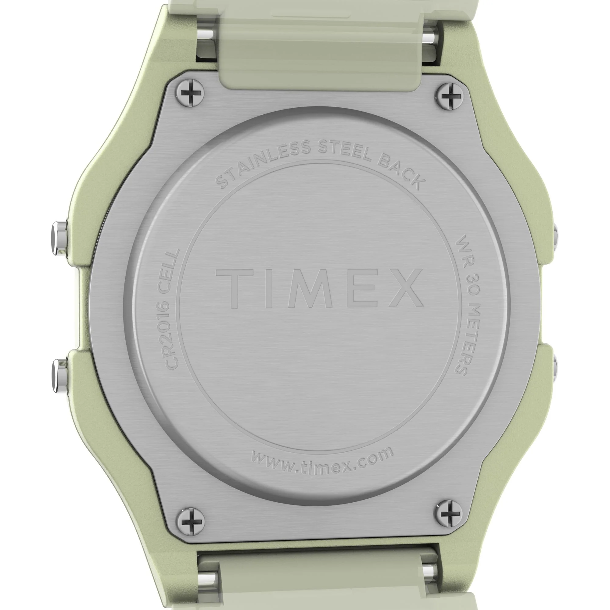 TIMEX 80 Unisex Green Square Dial Digital Watch - TW2Y02600UJ - Image 4