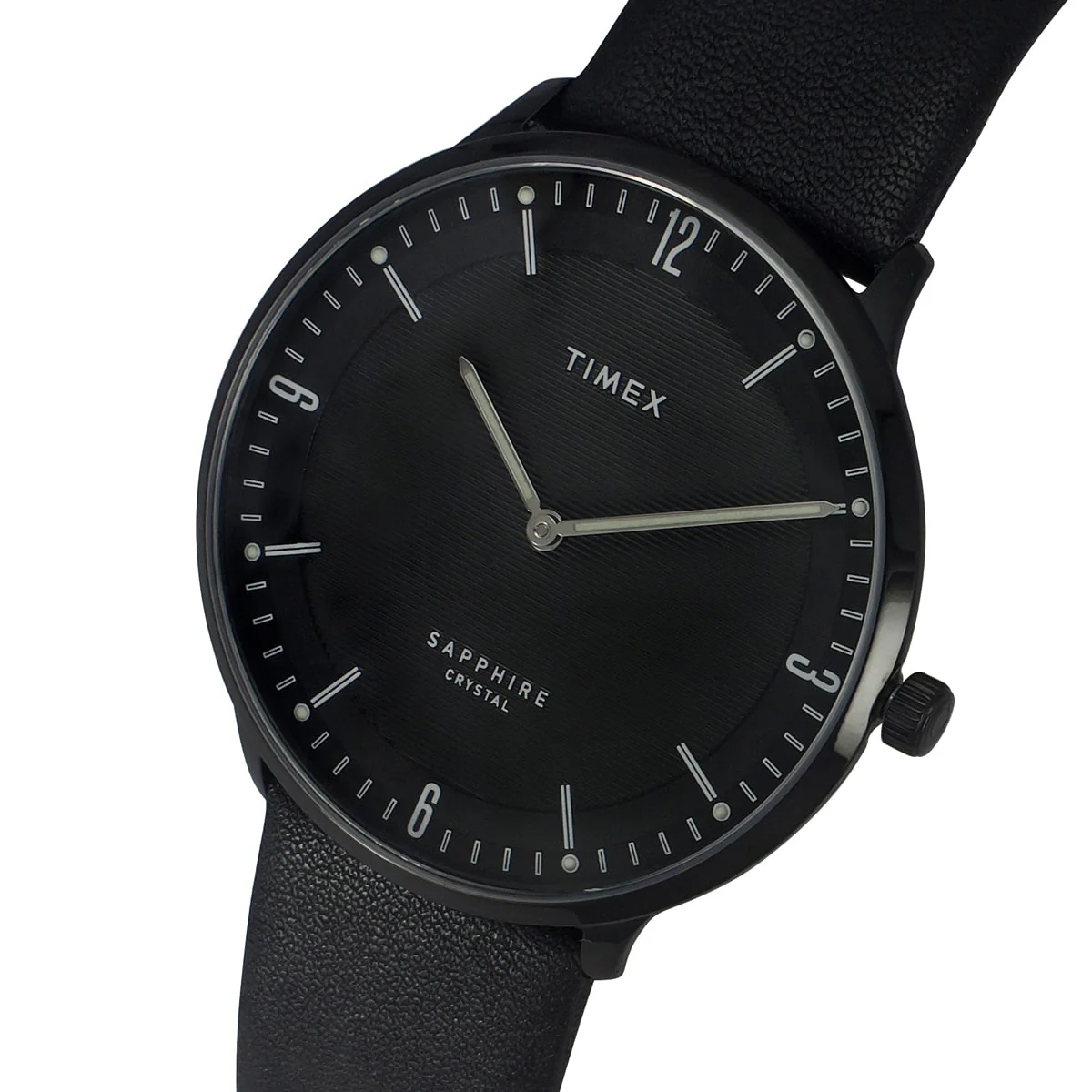 Timex Fashion Men's Black Dial Round Case 2 Hands Function Watch -TWEG22102 - Image 2
