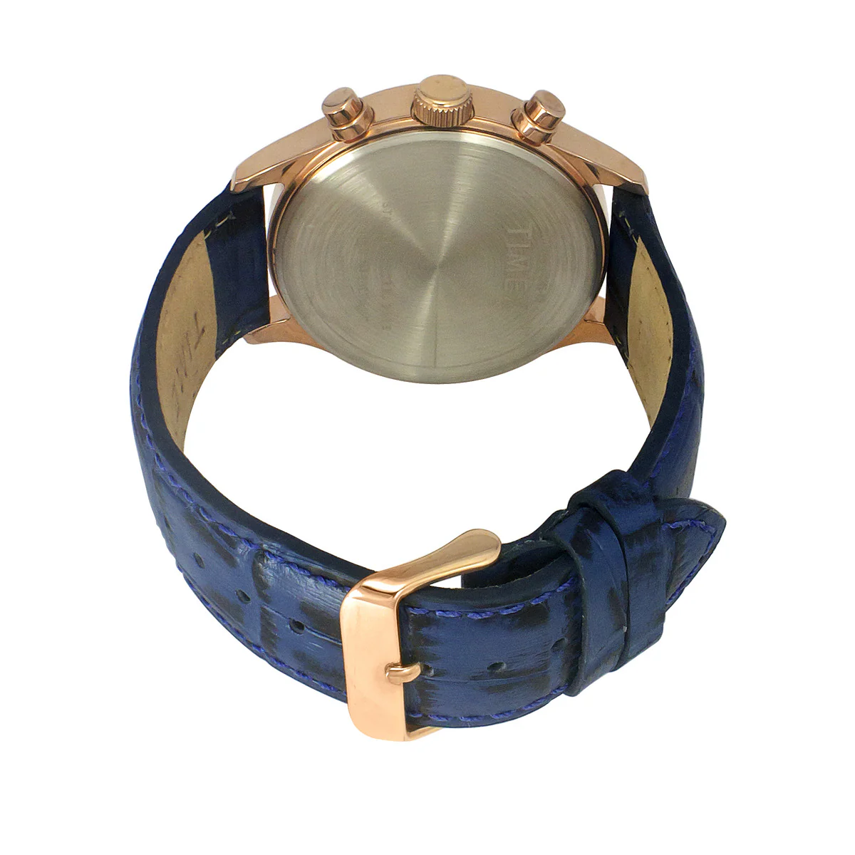 Timex Fashion Men's Blue Dial Round Case Dual time Function Watch -TWEG19807 - Image 3