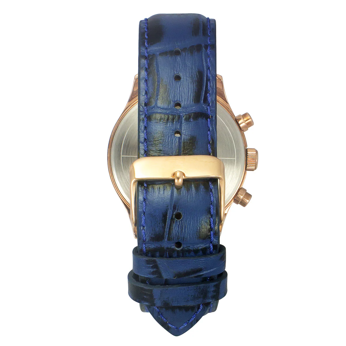 Timex Fashion Men's Blue Dial Round Case Dual time Function Watch -TWEG19807 - Image 4