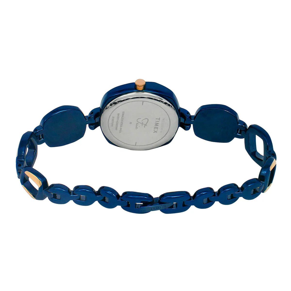 Timex Fria Women Blue Square Analog Watch - TWEL15005 - Image 5