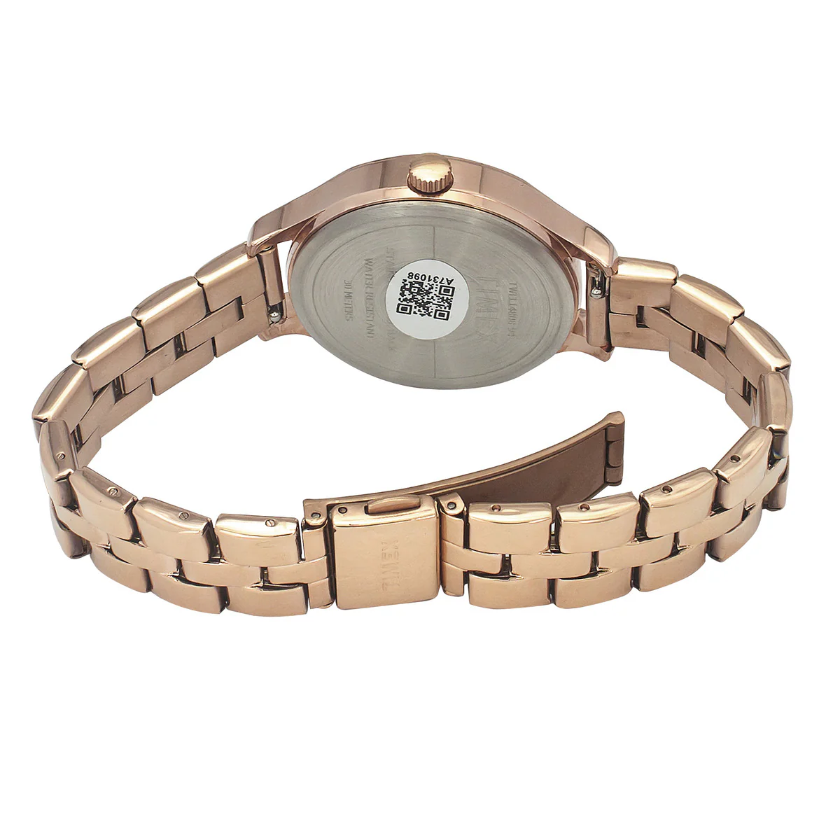 Timex Fashion Women's Rose Gold Dial Round Case Multifunction Function Watch -TWEL14814 - Image 3