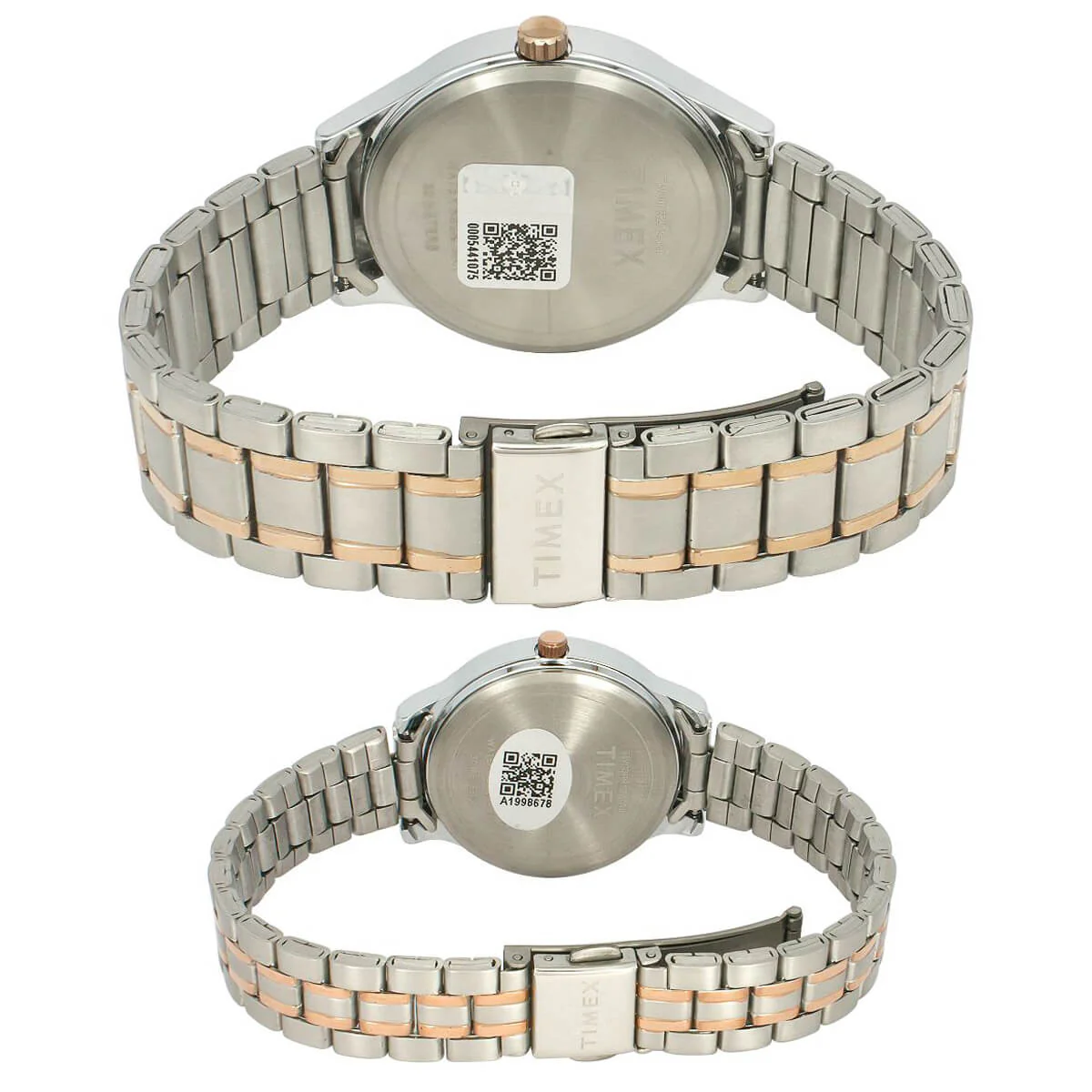 Timex Empera Pairs Silver Dial Round Case Day-Date  3 Hands Function Watch -TW00PR285 - Image 3