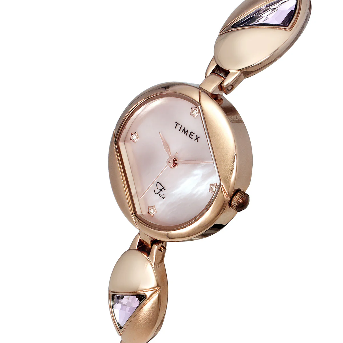 Timex Fria Women Pink Round Analog Watch - TWEL16302 - Image 2