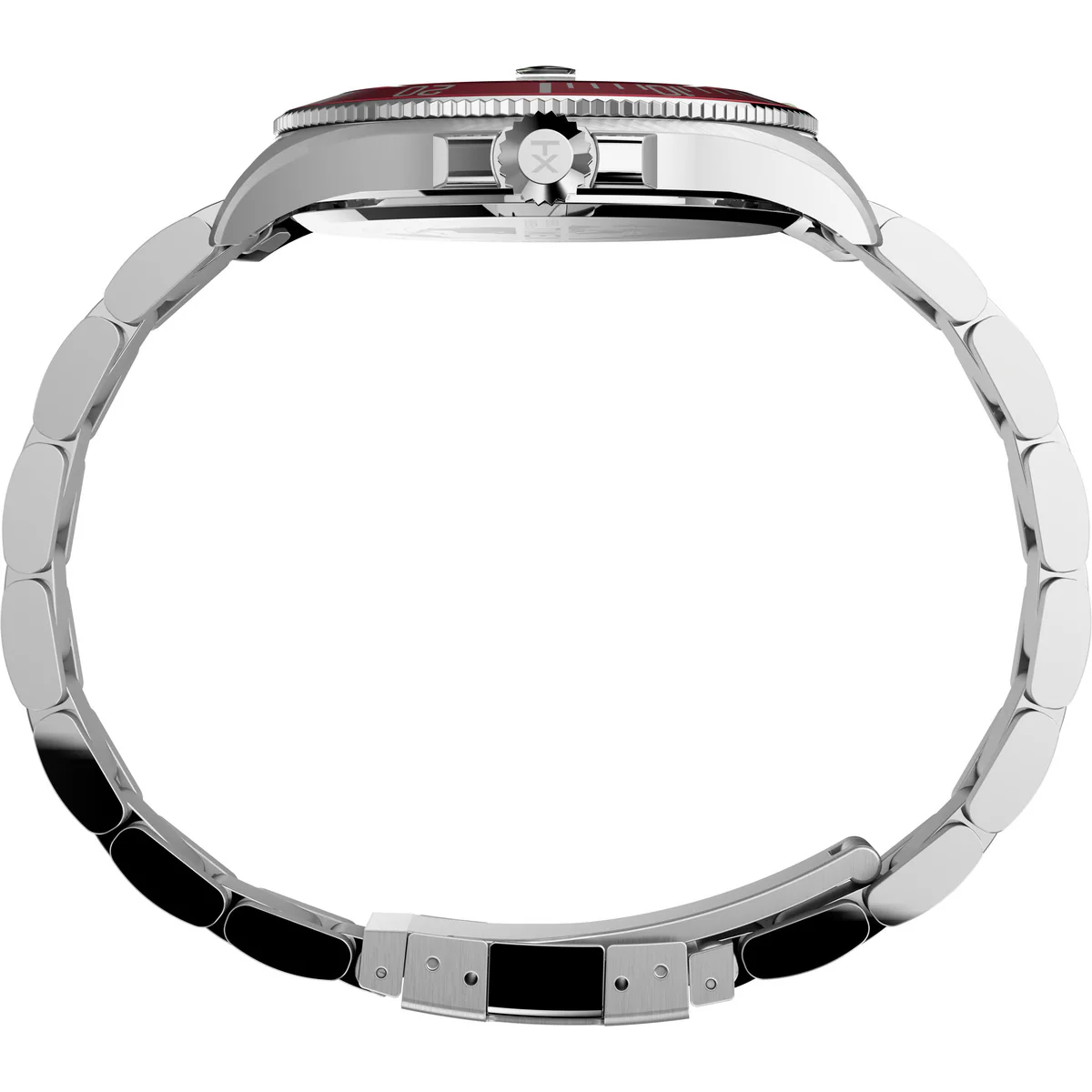 Timex 3 Hands Men's Analog Black Dial Coloured Quartz Watch, Round Dial with 43 mm Case width - TW2U41700UJ - Image 2